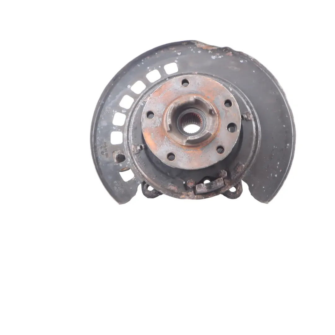 Audi Q7 4L Rear Wheel Carrier Knuckle Brake Disc Plate Left N/S - SKU 7L8505435A-2 - Part number 7L8505435A