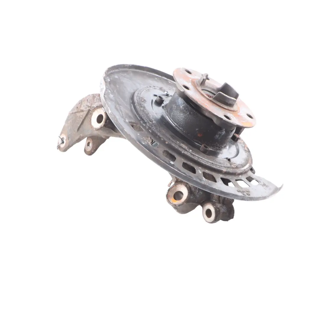Audi Q7 4L Rear Wheel Carrier Knuckle Brake Disc Plate Left N/S - SKU 7L8505435A-2 - Part number 7L8505435A