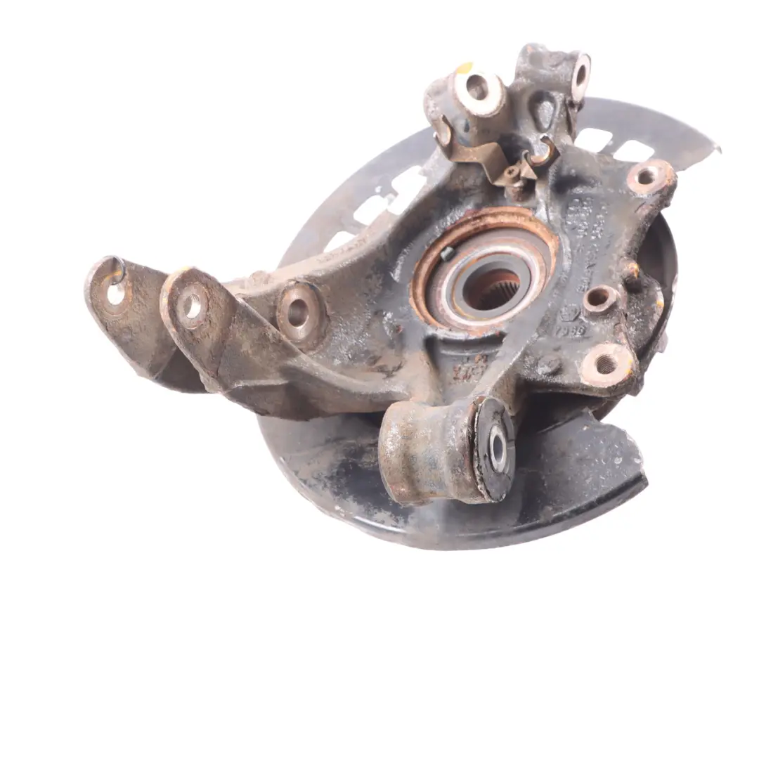 Audi Q7 4L Hinten Links Radträger Achsschenkel Bremsscheibe Teller - SKU 7L8505435A-2 - Teilenummer 7L8505435A