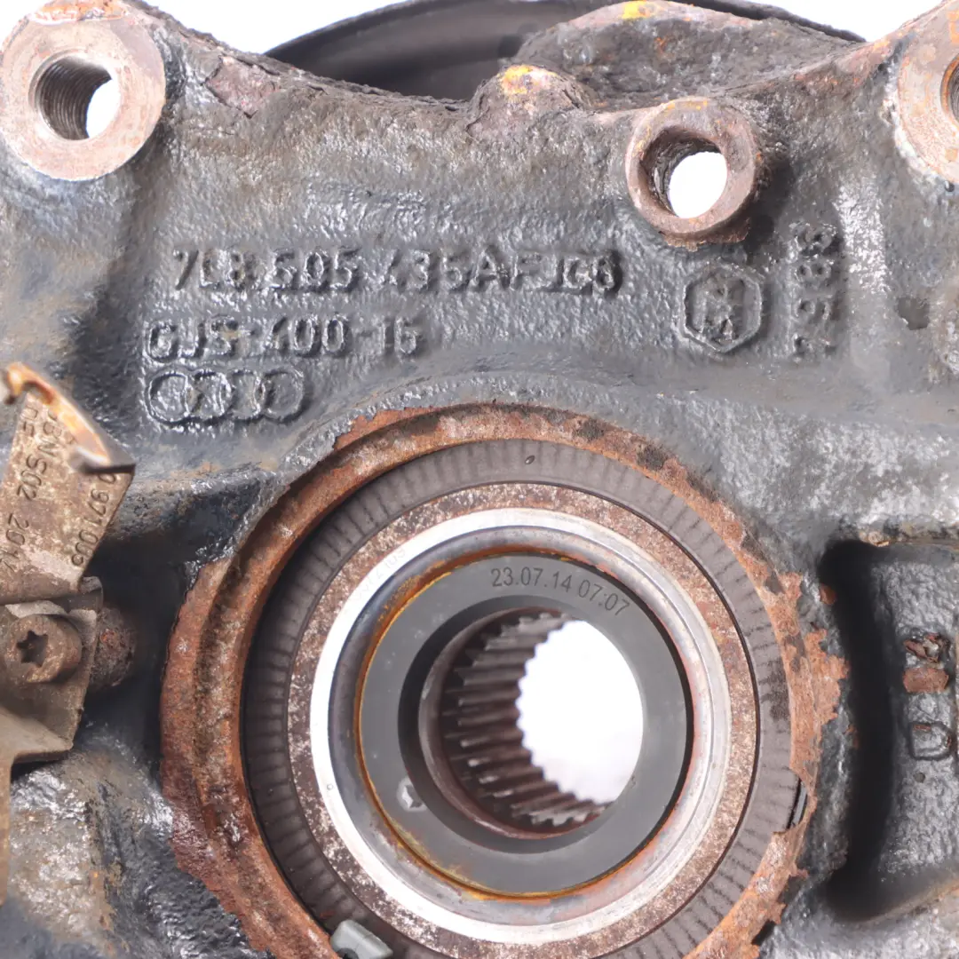 Zwrotnica Piasta Tylna Tył Lewa do Audi Q7 4L o numerze 7L8505435A Audi Q7 4L Zwrotnica Piasta Tylna Tył Lewa - SKU 7L8505435A-2 - Numer Części 7L8505435A