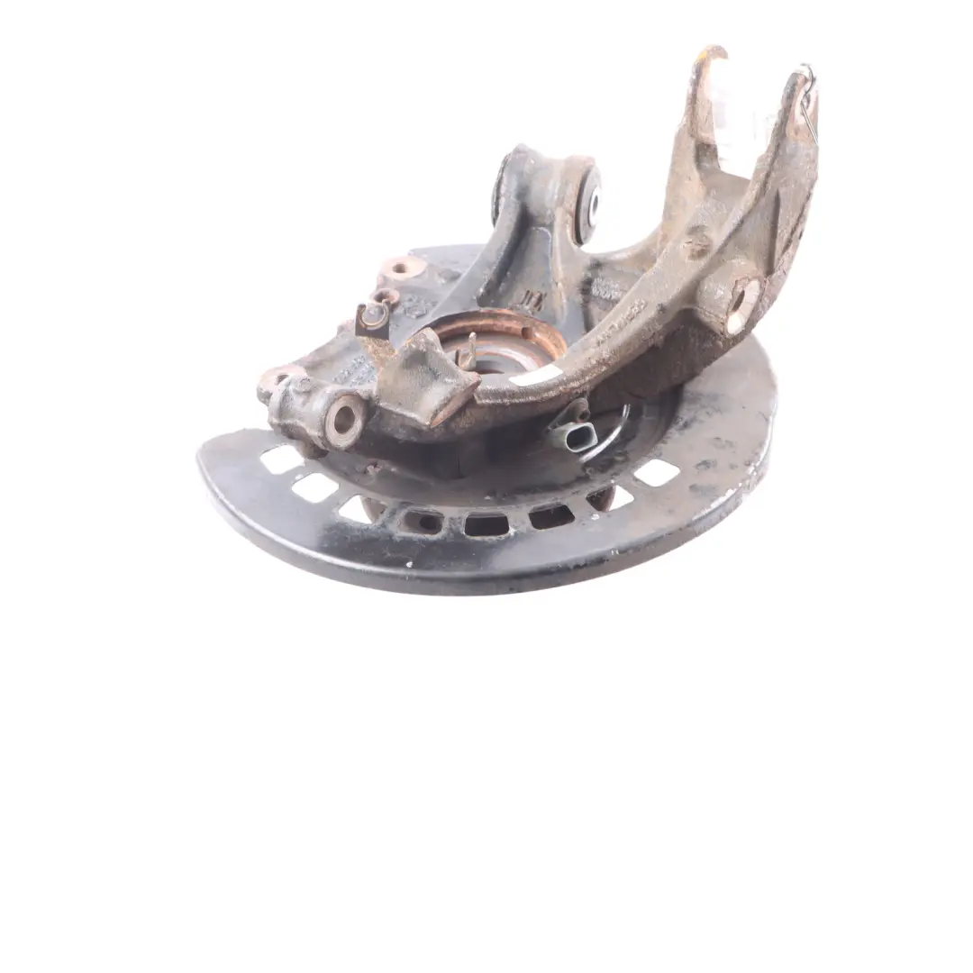 Audi Q7 4L Rear Wheel Carrier Knuckle Brake Disc Plate Left N/S - SKU 7L8505435A-2 - Part number 7L8505435A