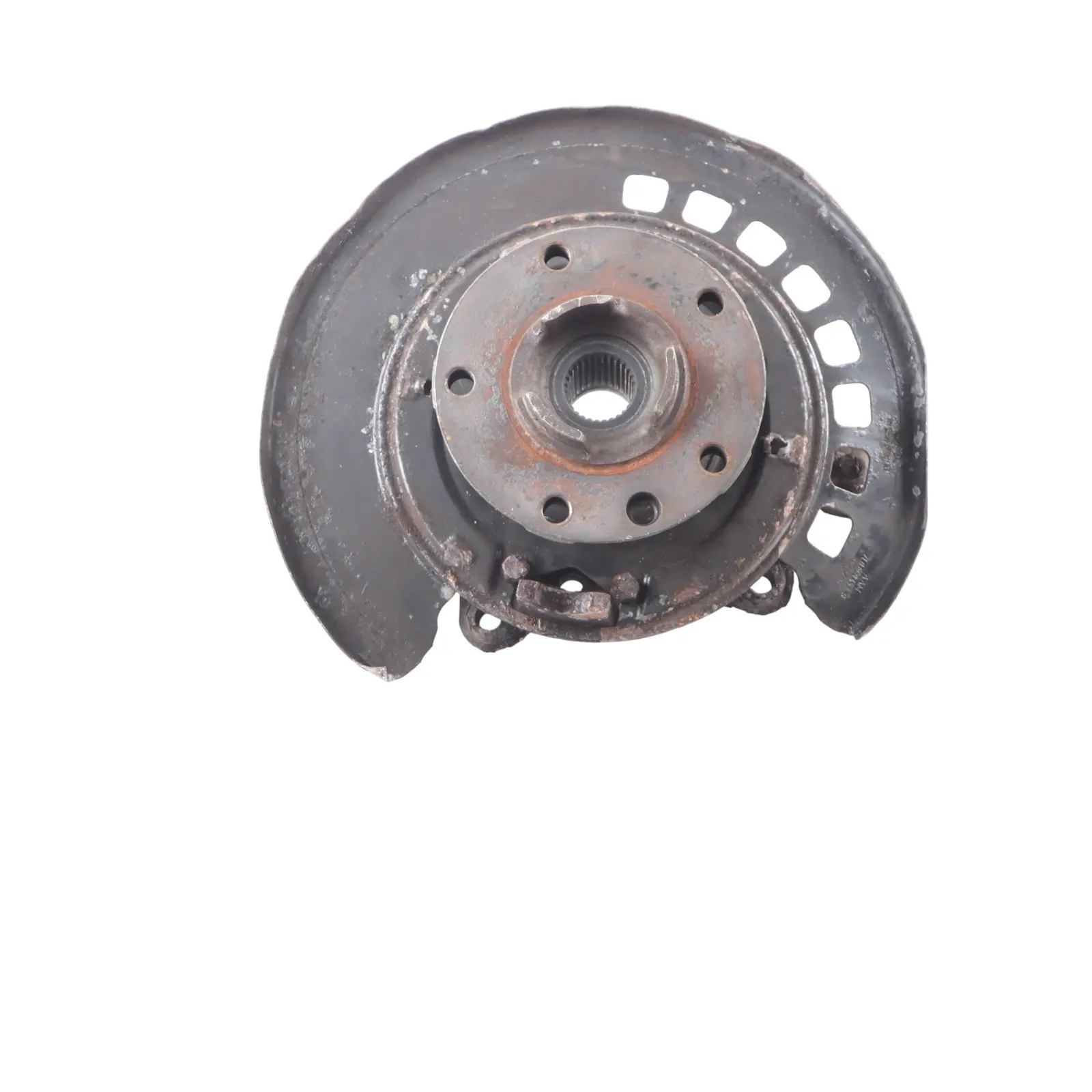 Audi Q7 4L Supporto Ruota Posteriore Piastra Disco Freno Destro 7L8505436A