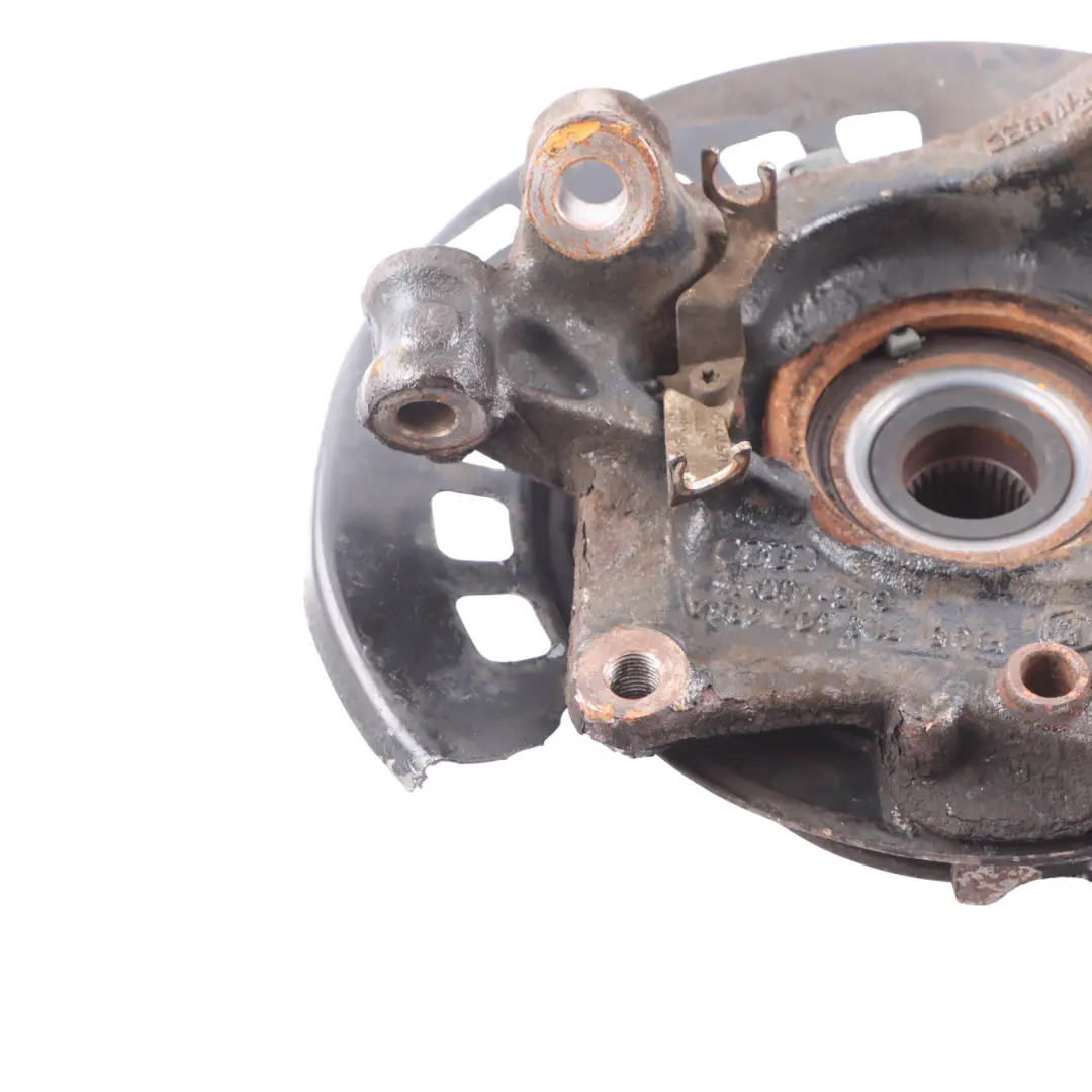 Audi Q7 4L Rear Wheel Carrier Knuckle Brake Disc Plate Right O/S - SKU 7L8505436A-2 - Part number 7L8505436A