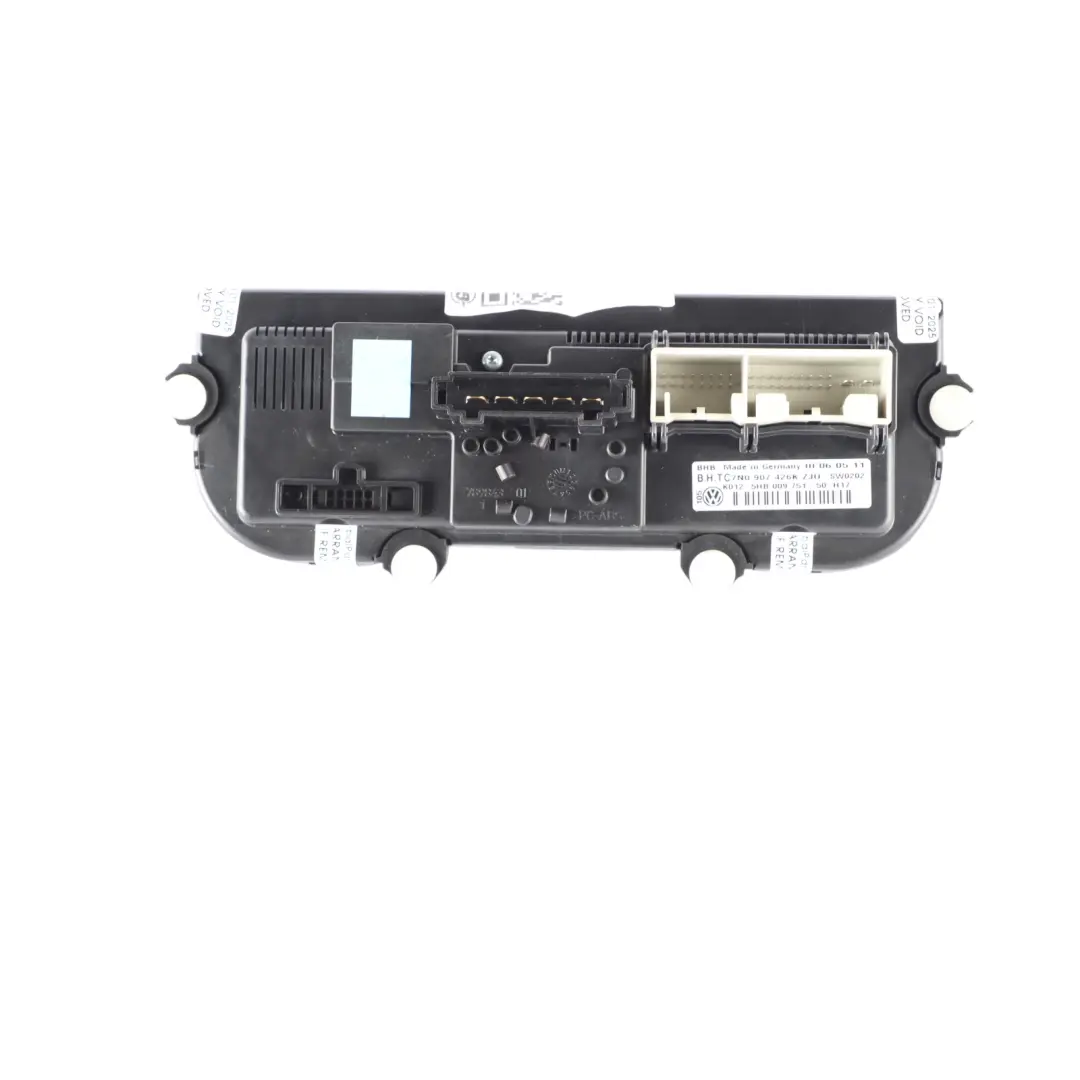 Volkswagen Passat B7 Heater Climate Control A/C Unit Switch Panel - SKU 7N0907426BT - Part number 7N0907426BT