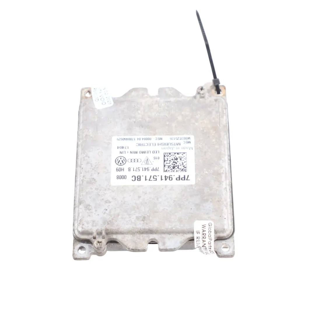 Headlight Electrical Ballast Module Control Unit to Audi A4 B9 8W with Part number 7PP941571BC Audi A4 B9 8W Headlight Electrical Ballast Module Control Unit - SKU 7PP941571BC - Part number 7PP941571BC