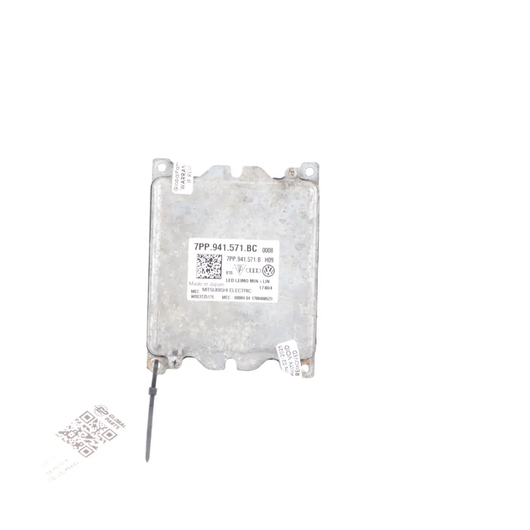Audi A4 B9 8W Headlight Electrical Ballast Module Control Unit - SKU 7PP941571BC - Part number 7PP941571BC