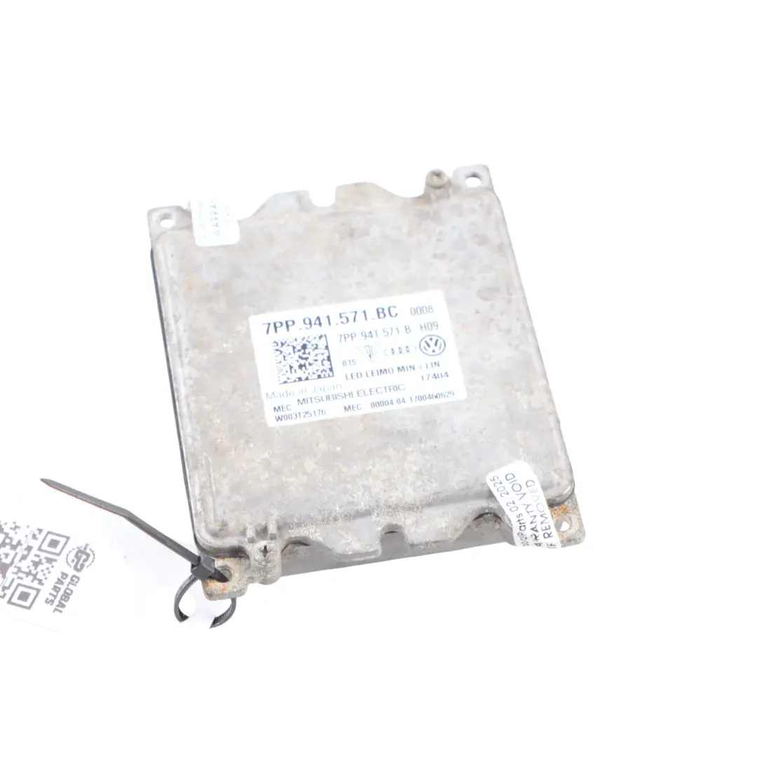 Audi A4 B9 8W Headlight Electrical Ballast Module Control Unit - SKU 7PP941571BC - Part number 7PP941571BC