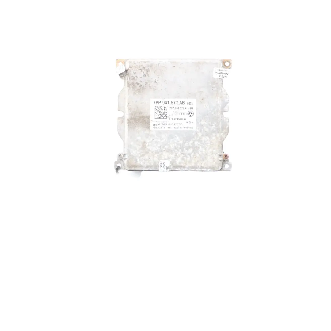 Audi A4 B9 Volkswagen Tiguan 1T Headlight Ballast Control Module - SKU 7PP941572AB - Part number 7PP941572AB