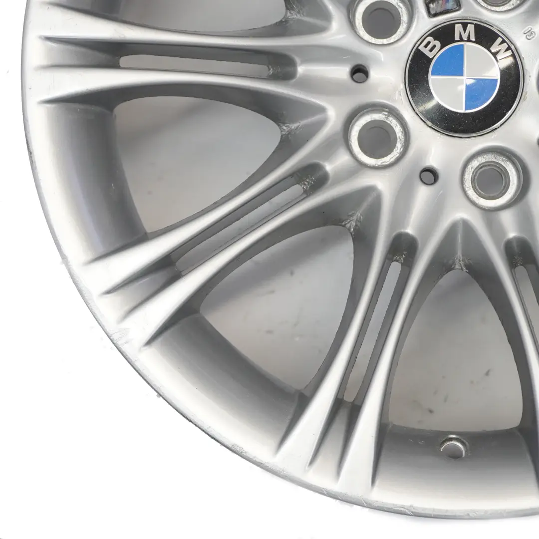 llanta De aleacion De plata 18 "8J ET:20 M De doble radio 135 para BMW E60 E61 con número de pieza 8036947 BMW E60 E61 llanta De aleacion De plata 18 "8J ET:20 M De doble radio 135 - SKU 8036947-1 - Número de pieza 8036947