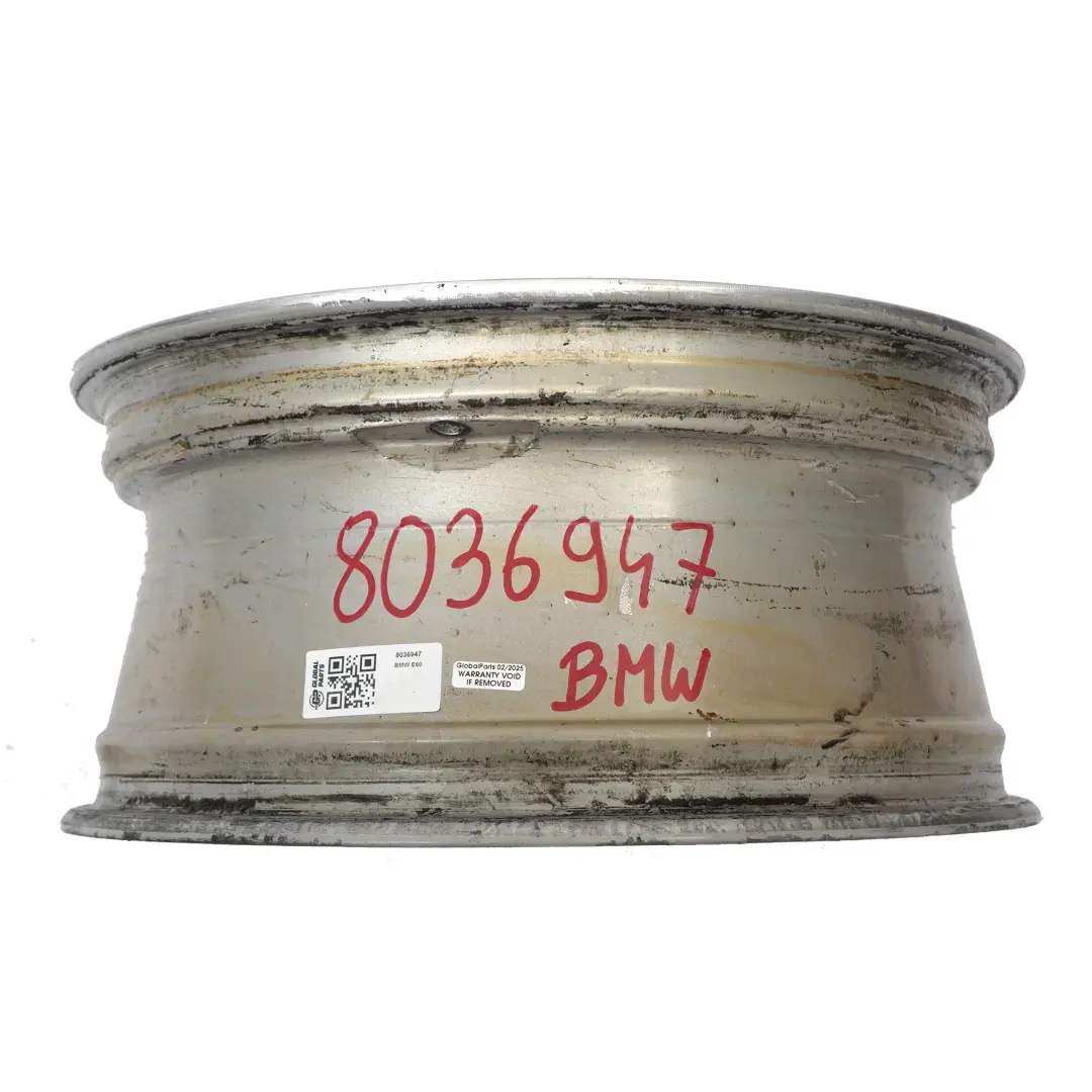 BMW 5 Series E60 E61 Silver Alloy Wheel Rim 18" 8J ET:20 M Double Spoke 135 - SKU 8036947 - Part number 8036947