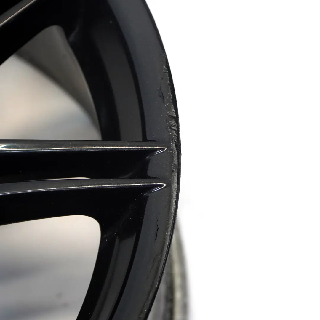 BMW E90 E91 E92 E93 Cerchio posteriore nero lega 19" M Doppie razze 225 9J ET:39 - SKU 8037142-3 - Numero di parte 8037142