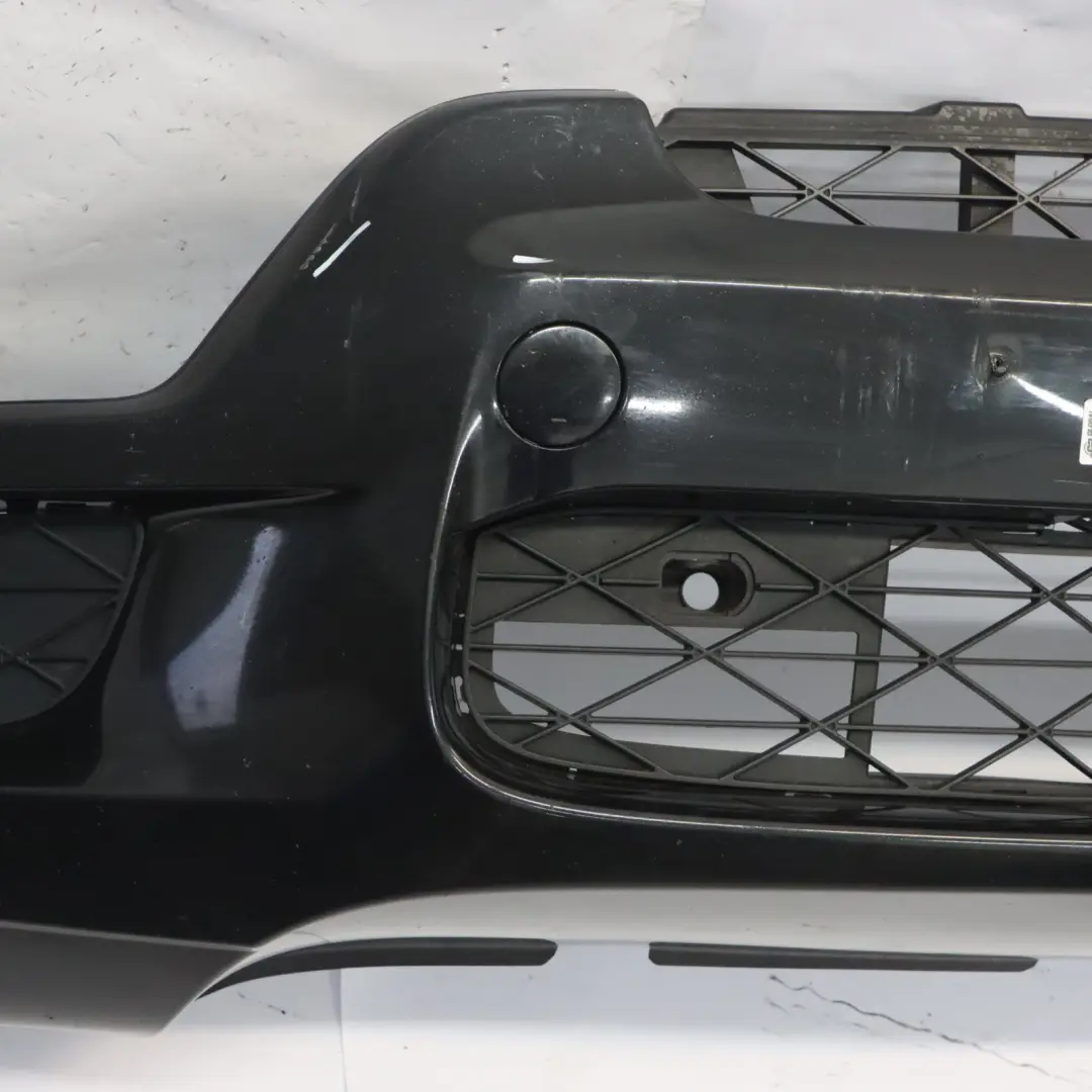 BMW X5 E70 Bumper Front M Sport Lower Centre Trim Panel Black Sapphire - 475 - SKU 8037267-BS - Part number 8037267