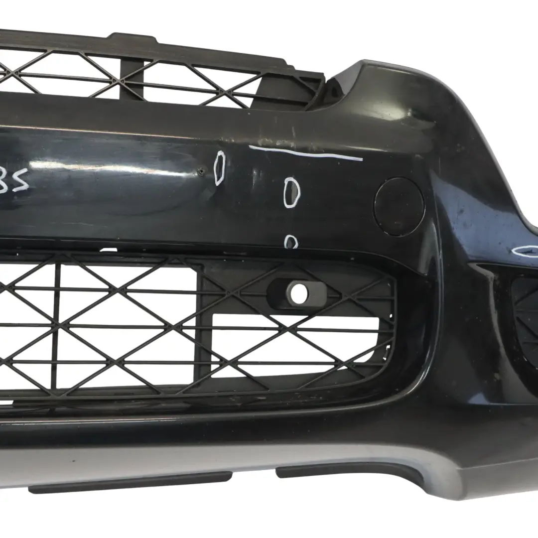 BMW X5 E70 Bumper Front M Sport Lower Centre Trim Panel Black Sapphire - 475 - SKU 8037267-BS - Part number 8037267