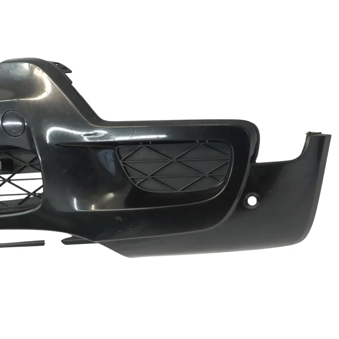 BMW X5 E70 Bumper Front M Sport Lower Centre Trim Panel Black Sapphire - 475 - SKU 8037267-BS - Part number 8037267