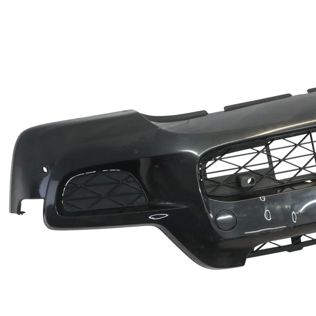 BMW X5 E70 Bumper Front M Sport Lower Centre Trim Panel Black Sapphire - 475 - SKU 8037267-BS - Part number 8037267