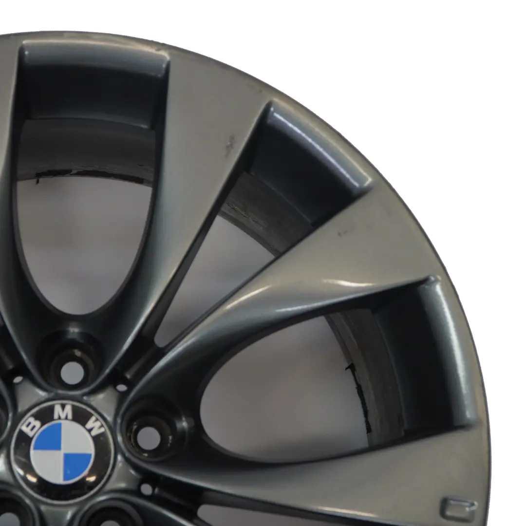 Grey Rear Wheel Alloy Rim 20" M V-spoke 227 ET:35 11J to BMW X5 E70 with Part number 8037350 BMW X5 E70 Grey Rear Wheel Alloy Rim 20" M V-spoke 227 ET:35 11J - SKU 8037350-6 - Part number 8037350