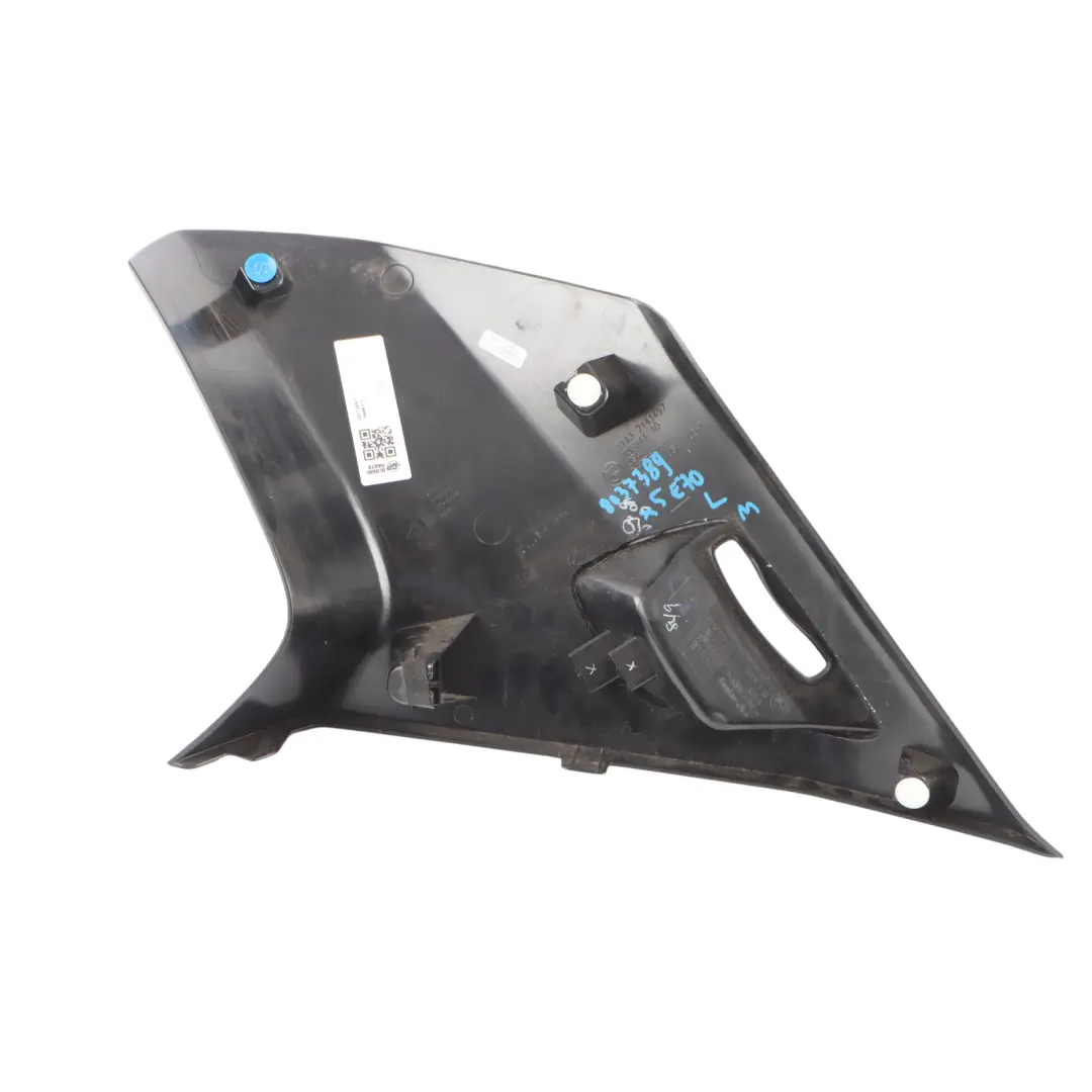 BMW X5 E70 Verkleidung Säule D Innen Schwarz Hinten Links 7141497 - SKU 8037389-1 - Teilenummer 8037389