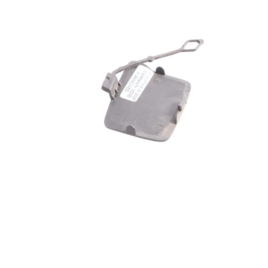Bumper Flap Towing Eye Cover Cap Flap Right O/S Space Grey - A52 to BMW X5 E70 Rear with Part number 8038282 BMW X5 E70 Rear Bumper Flap Towing Eye Cover Cap Flap Right O/S Space Grey - A52 - SKU 8038282-SCG - Part number 8038282