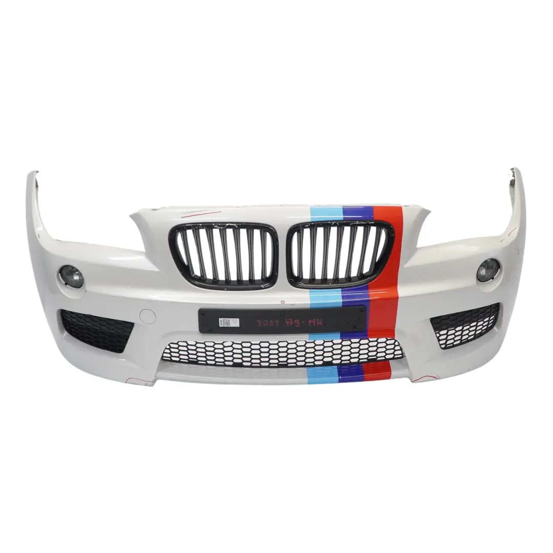 BMW X1 E84 Zderzak Przedni M-Pakiet PDC Mineralweiss Biały Metalik - A96 - SKU 8039479-MW - Numer Części 8039479