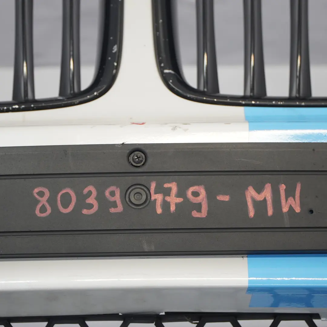 BMW X1 E84 Zderzak Przedni M-Pakiet PDC Mineralweiss Biały Metalik - A96 - SKU 8039479-MW - Numer Części 8039479
