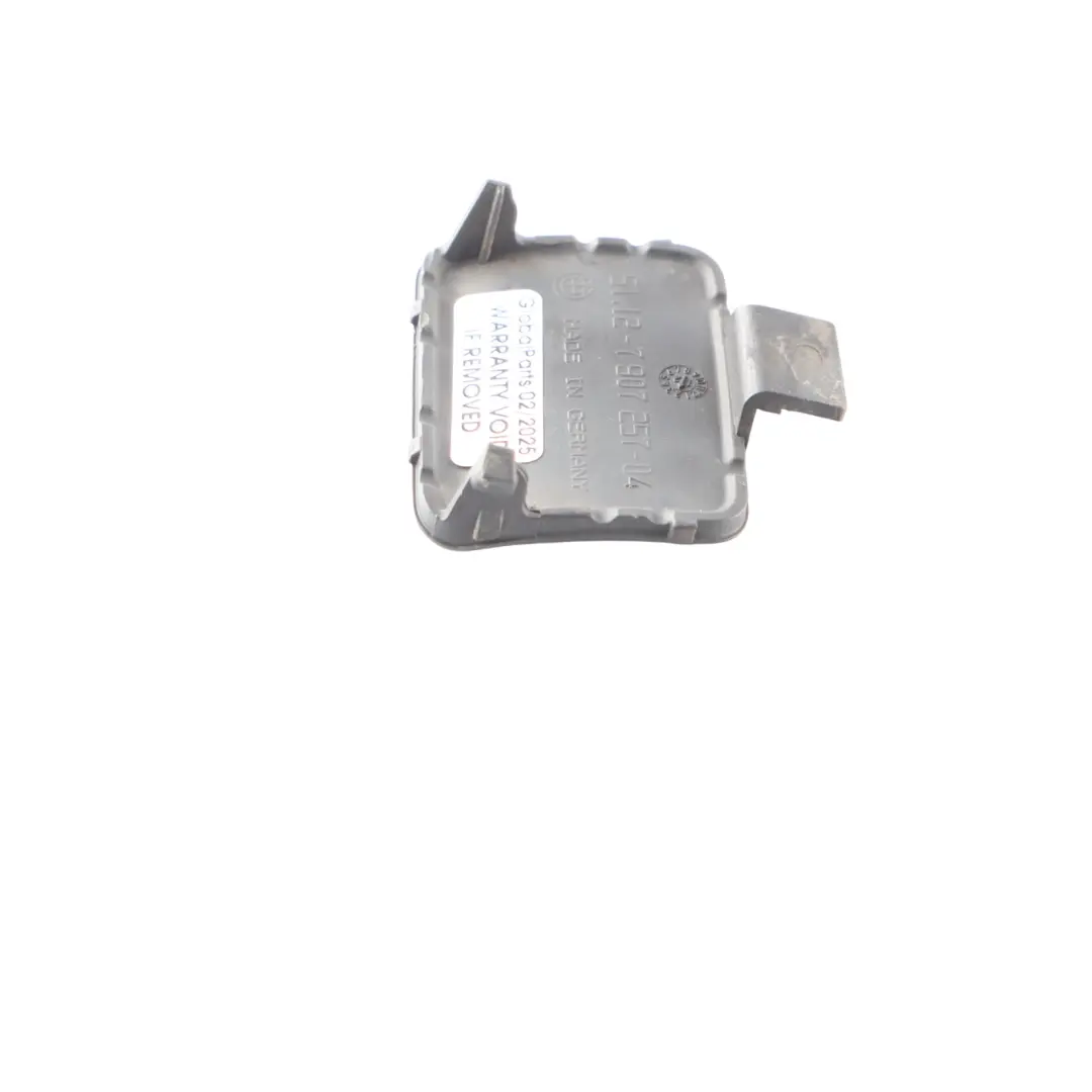 Bumper Flap Towing Eye Black Sapphire 7907257 to BMW 3 Series E90 E91 M Sport Rear with Part number 8041135 BMW 3 Series E90 E91 M Sport Rear Bumper Flap Towing Eye Black Sapphire 7907257 - SKU 8041135-BS - Part number 8041135