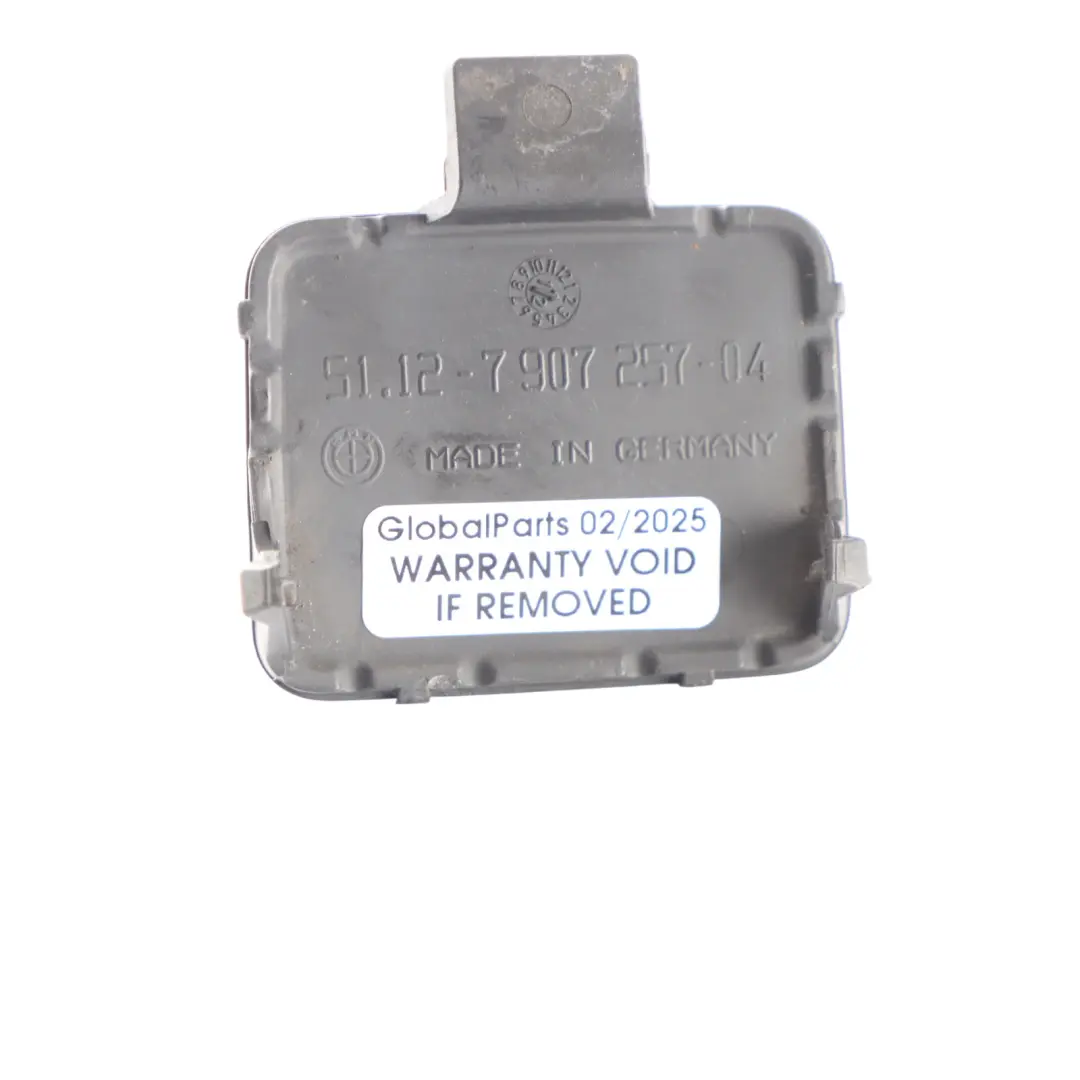 Bumper Flap Towing Eye Black Sapphire 7907257 to BMW 3 Series E90 E91 M Sport Rear with Part number 8041135 BMW 3 Series E90 E91 M Sport Rear Bumper Flap Towing Eye Black Sapphire 7907257 - SKU 8041135-BS - Part number 8041135