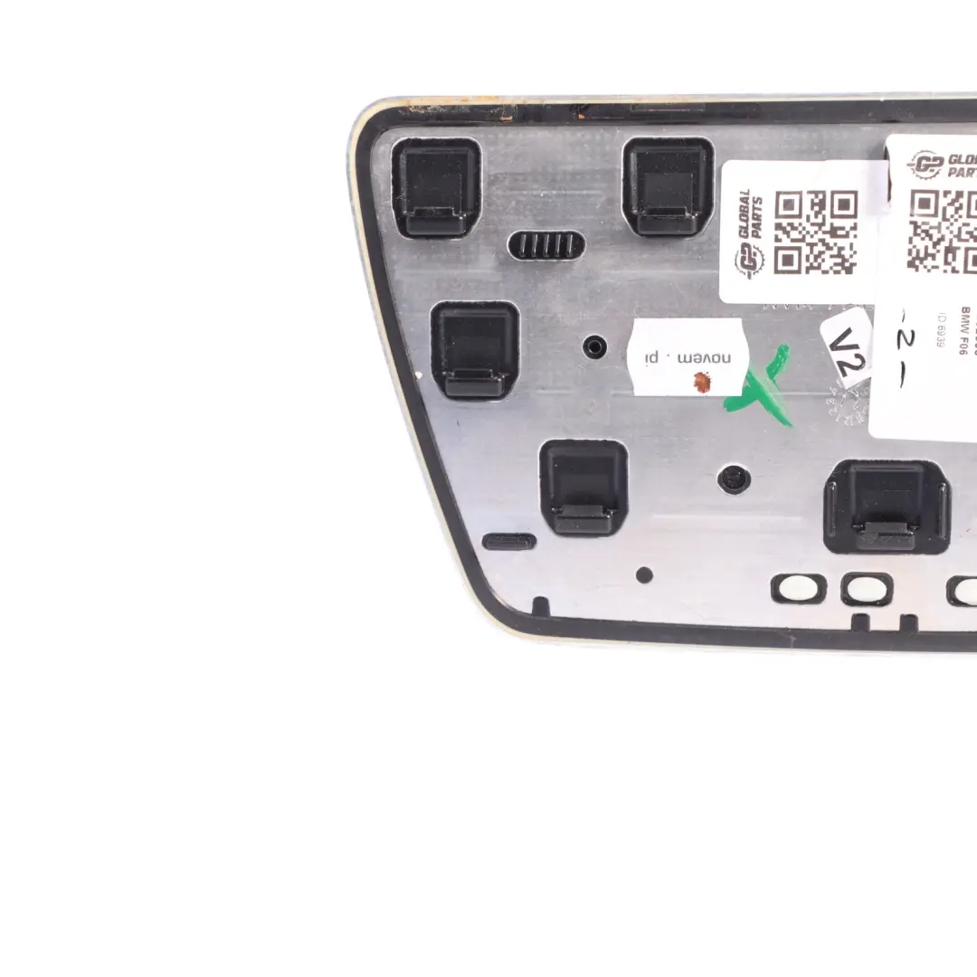 BMW F06 Cupholder Tray Cover Trim Panel Aluminium Hexagon - SKU 8052336 - Part number 8052336