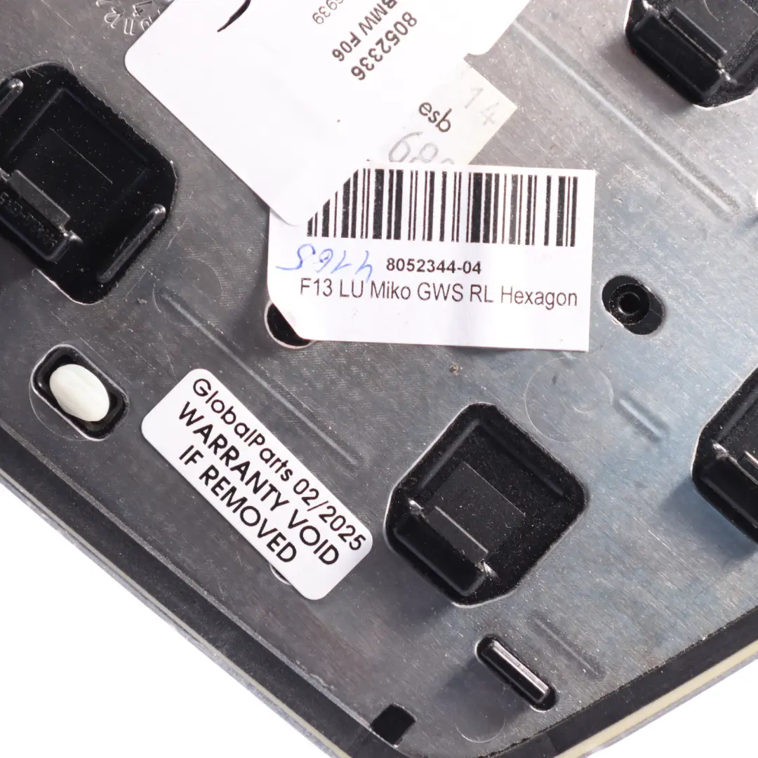 Cupholder Tray Cover Trim Panel Aluminium Hexagon to BMW F06 with Part number 8052336 BMW F06 Cupholder Tray Cover Trim Panel Aluminium Hexagon - SKU 8052336 - Part number 8052336