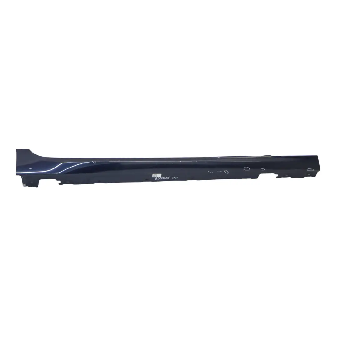 BMW F06 Faldón Lateral M Sport Sill Panel Derecho Tanzanite Blue Metallic - X10 - SKU 8052656-TAN - Número de pieza 8052656