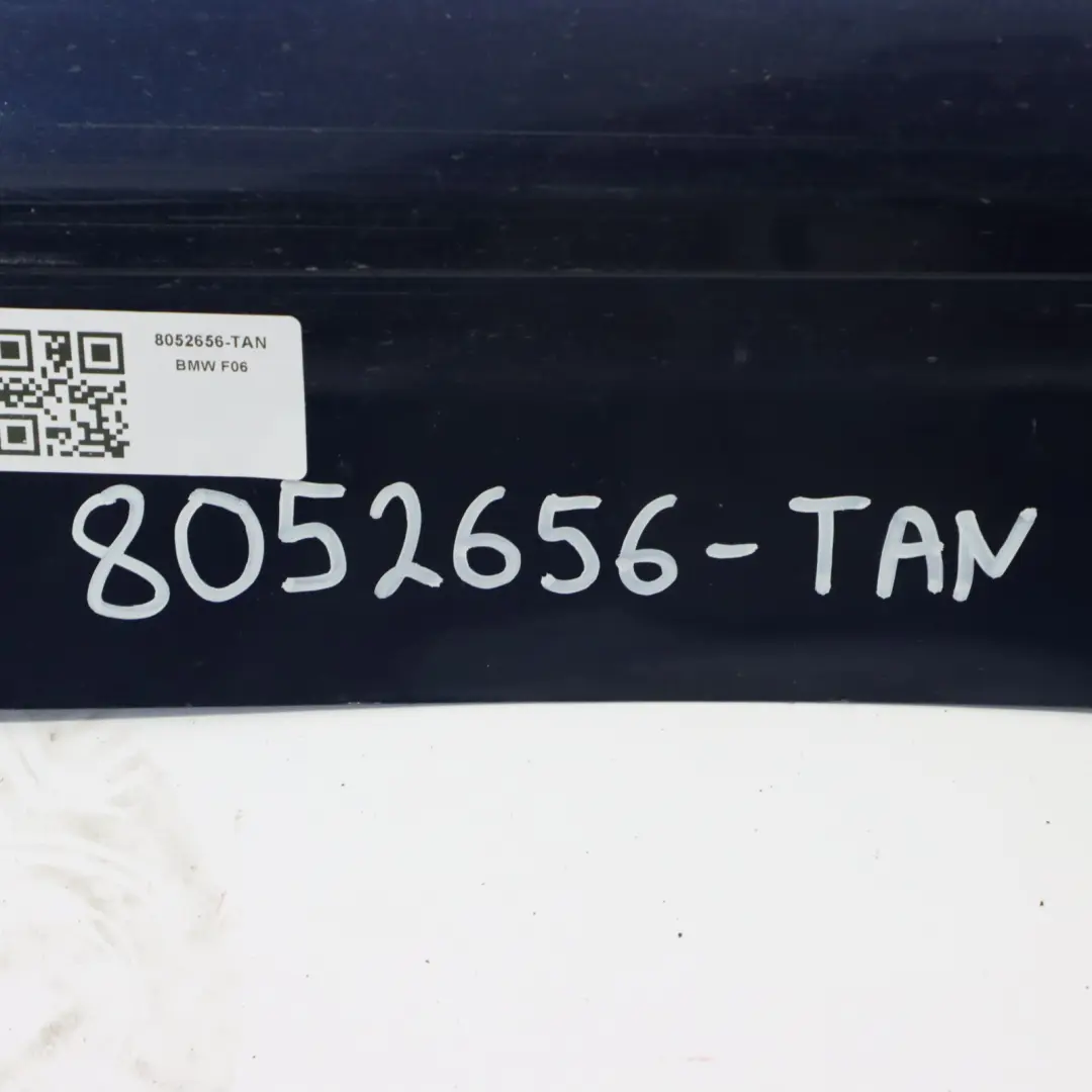 Listwa Progowa Prawa Niebieski Tanzanite Blue X10 do BMW F06 M Sport o numerze 8052656 BMW F06 M Sport Listwa Progowa Prawa Niebieski Tanzanite Blue X10 - SKU 8052656-TAN - Numer Części 8052656