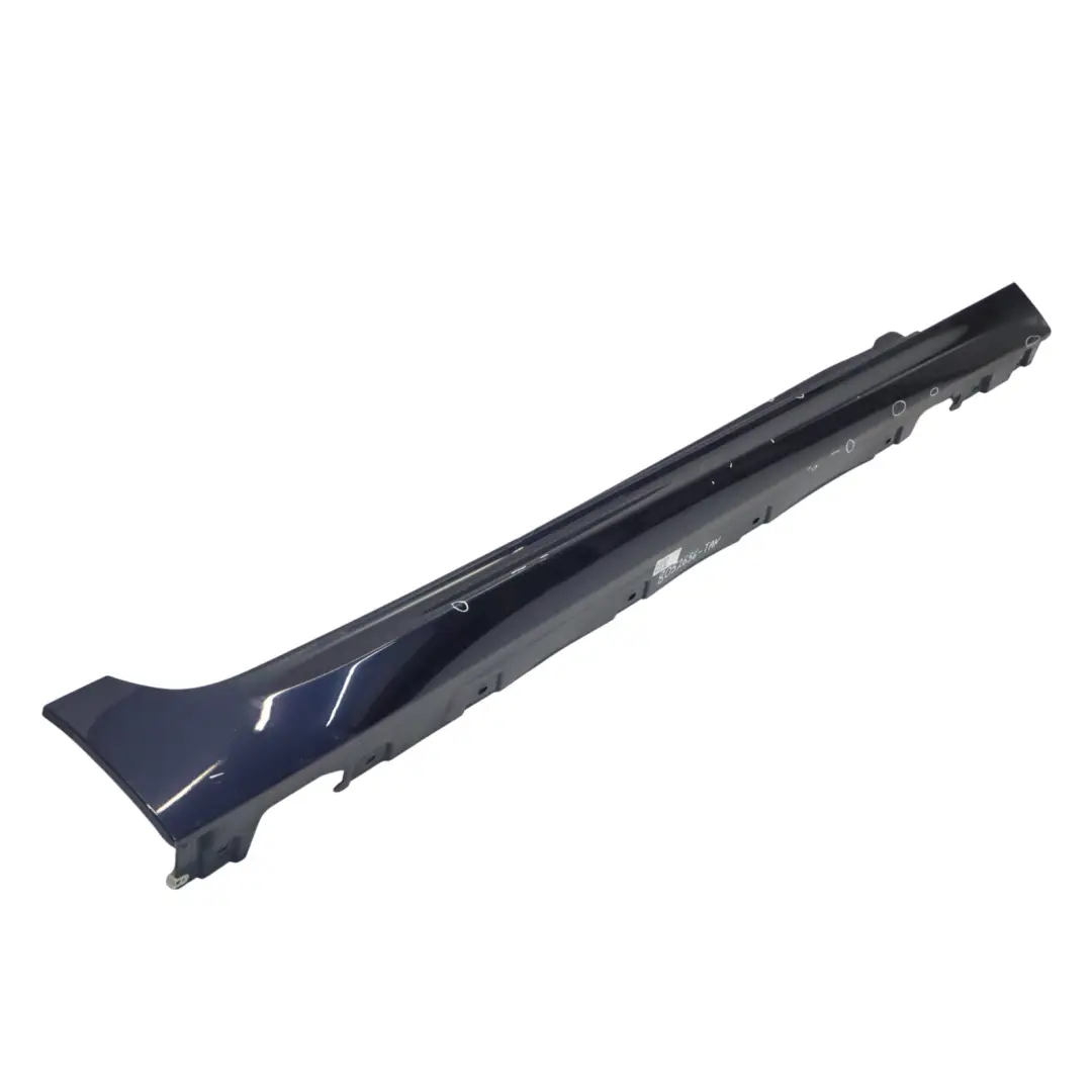 BMW F06 Side Skirt M Sport Sill Panel Right O/S Tanzanite Blue Metallic - X10 - SKU 8052656-TAN - Part number 8052656