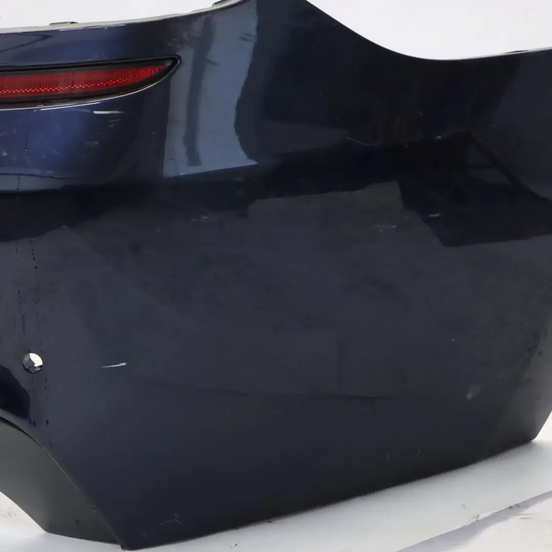Bumper BMW F06 F12 M Sport Bumper Panel Trim PDC Tanzanite Blue - X10 to Rear with Part number 8052709 Rear Bumper BMW F06 F12 M Sport Bumper Panel Trim PDC Tanzanite Blue - X10 - SKU 8052709-TAN - Part number 8052709