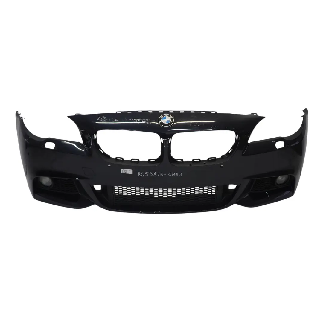 Front Bumper M Sport Trim Panel Surround View Carbon Black - 416 to BMW F10 with Part number 8053876 BMW F10 Front Bumper M Sport Trim Panel Surround View Carbon Black - 416 - SKU 8053876-CAR1 - Part number 8053876