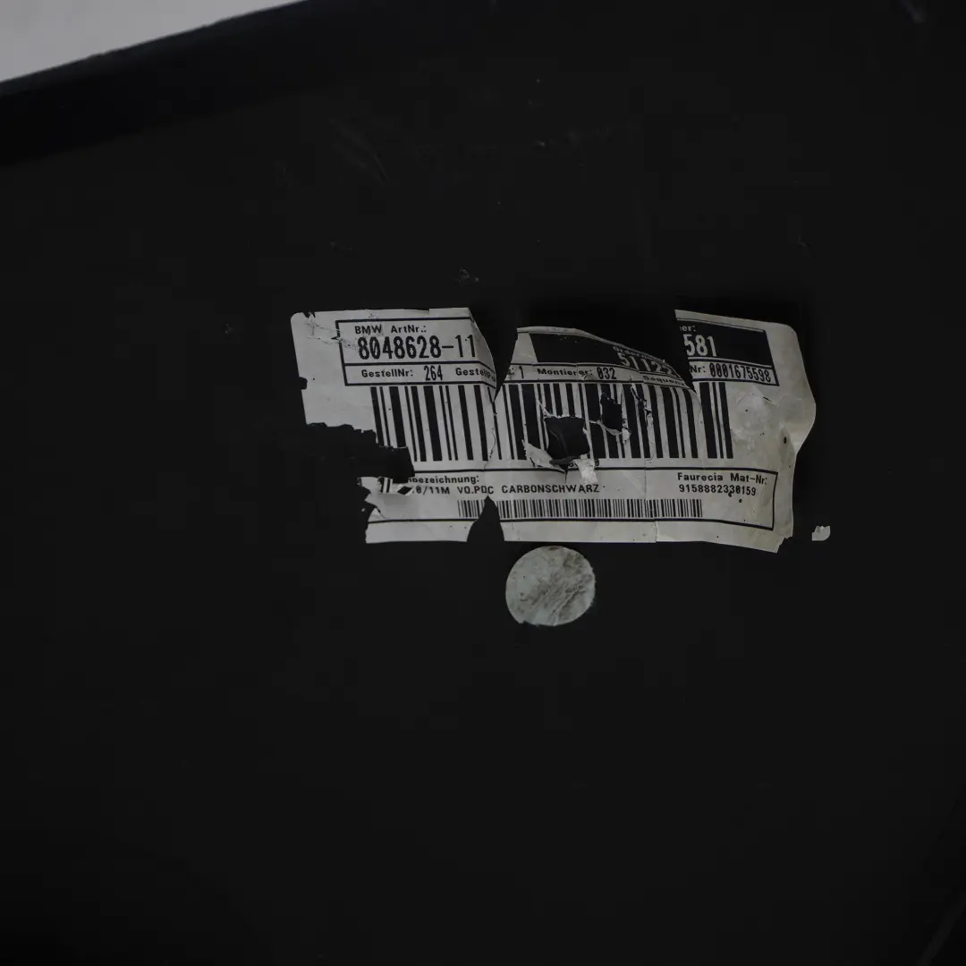 Przedni Zderzak M Sport Trim Panel Surround View Carbon Black - 416 do BMW F10 o numerze 8053876 BMW F10 Przedni Zderzak M Sport Trim Panel Surround View Carbon Black - 416 - SKU 8053876-CAR1 - Numer Części 8053876