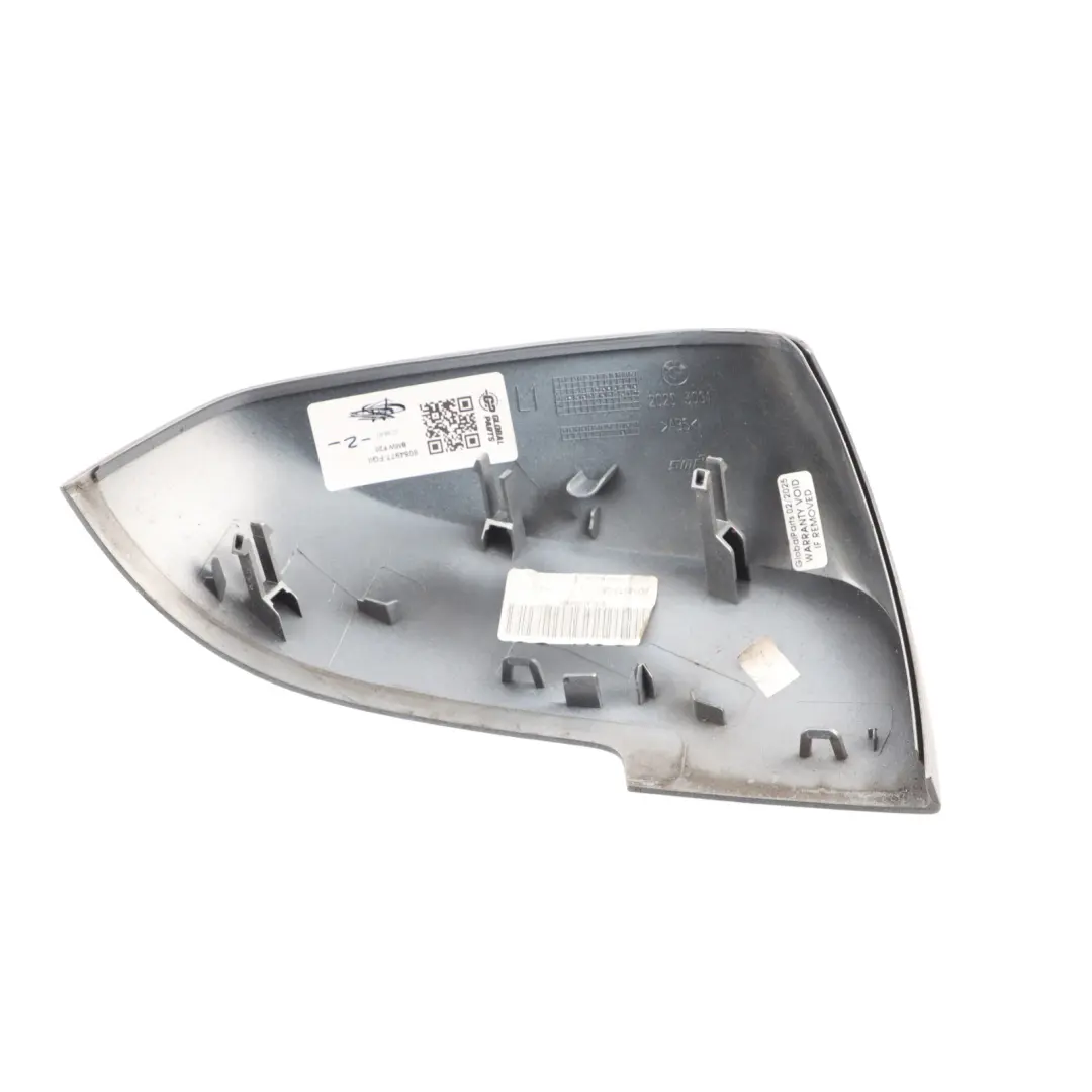 Wing Mirror Cover BMW F20 F21 Cap Casing Left N/S High Gloss Ferric Grey II-B55 to with Part number 8054977 Wing Mirror Cover BMW F20 F21 Cap Casing Left N/S High Gloss Ferric Grey II-B55 - SKU 8054977-FGII - Part number 8054977