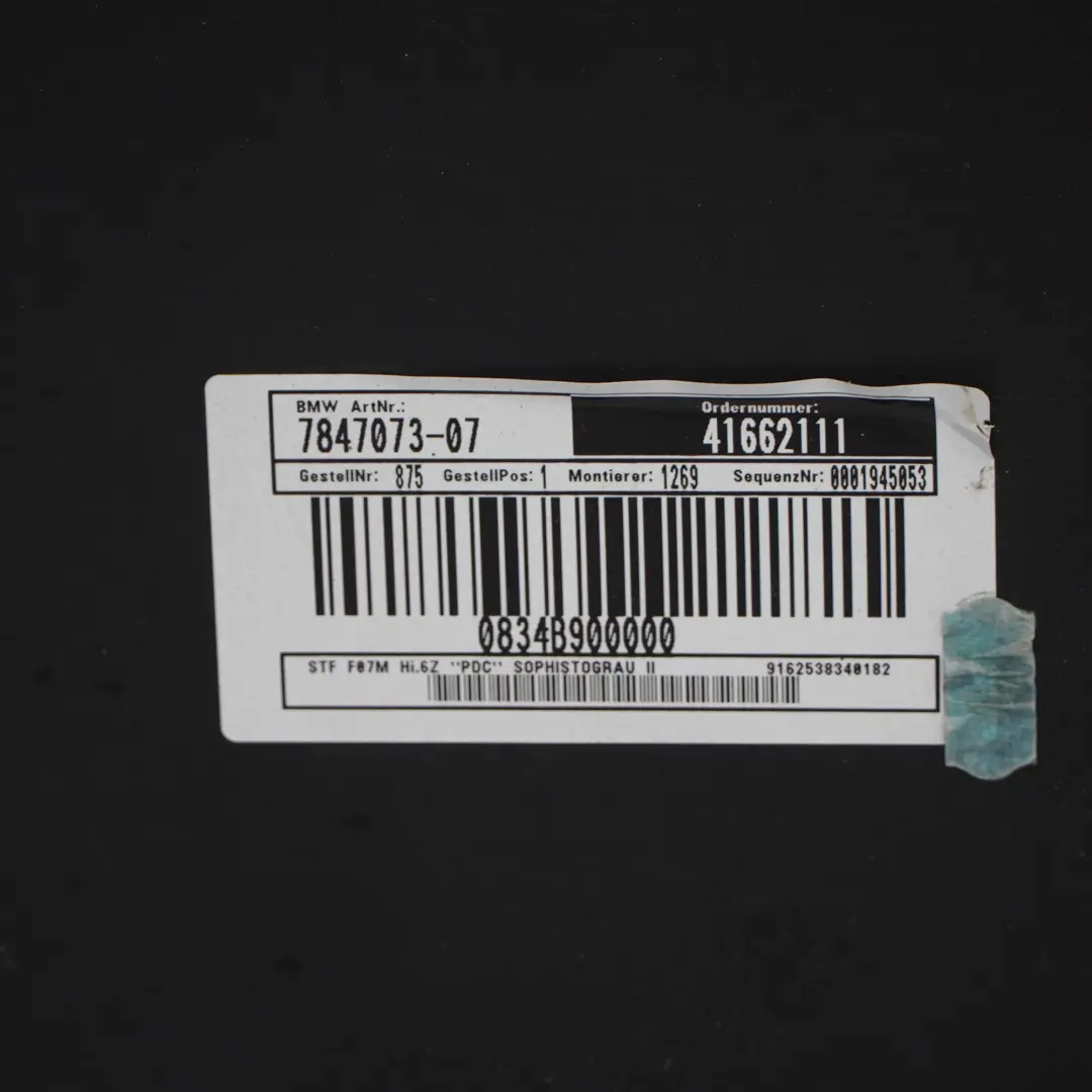 BMW F07 Zderzak Tylny M-Pakiet Sophistograu Brillanteffekt Szary - B90 - SKU 8055055-SBR1 - Numer Części 8055055
