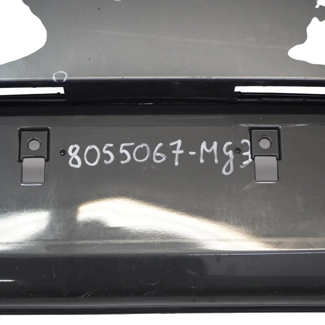 Bumper BMW F20 F21 M Sport Trim Panel PDC Mineralgrau Grey Metallic - B39 to Rear with Part number 8055067 Rear Bumper BMW F20 F21 M Sport Trim Panel PDC Mineralgrau Grey Metallic - B39 - SKU 8055067-MG3 - Part number 8055067