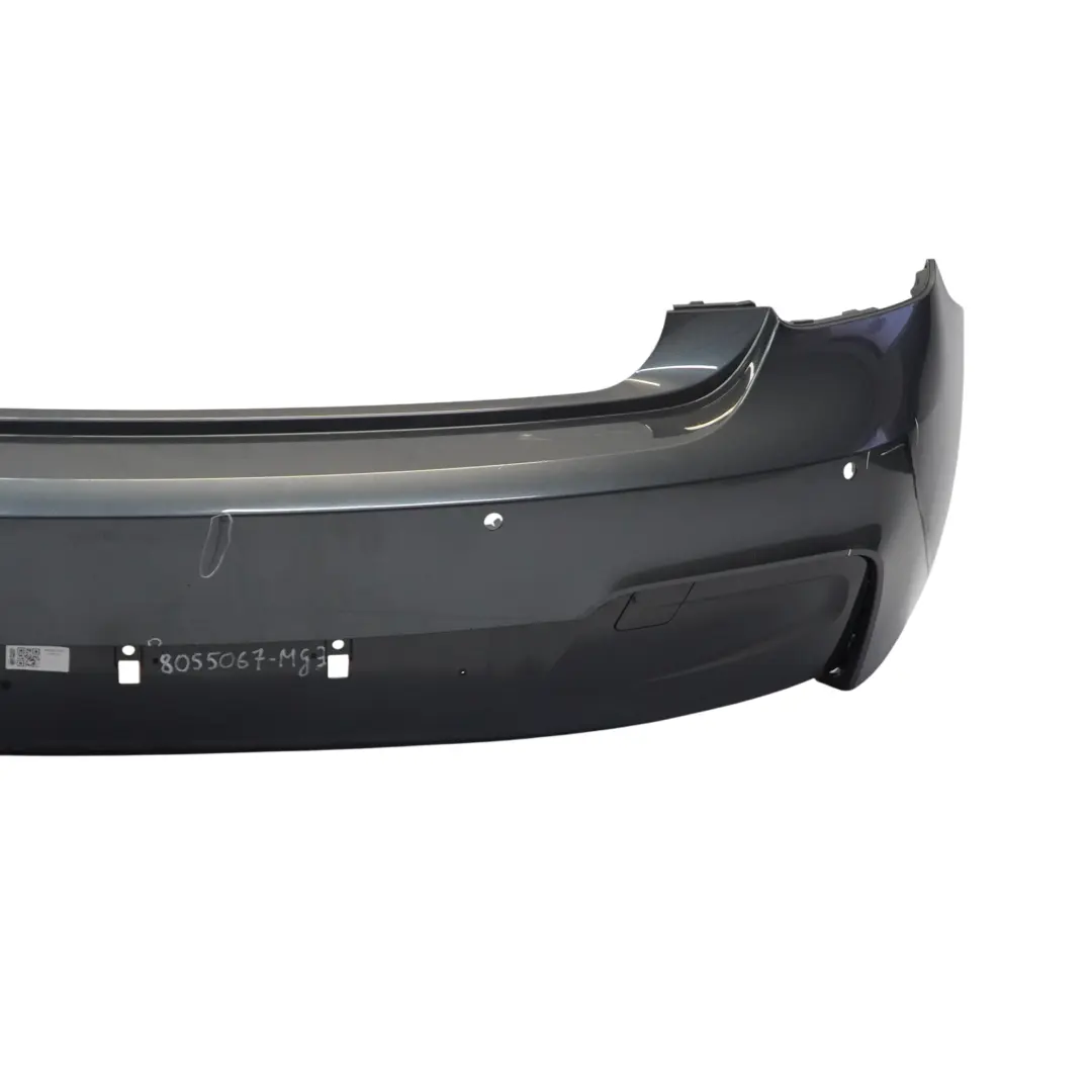 Bumper BMW F20 F21 M Sport Trim Panel PDC Mineralgrau Grey Metallic - B39 to Rear with Part number 8055067 Rear Bumper BMW F20 F21 M Sport Trim Panel PDC Mineralgrau Grey Metallic - B39 - SKU 8055067-MG3 - Part number 8055067