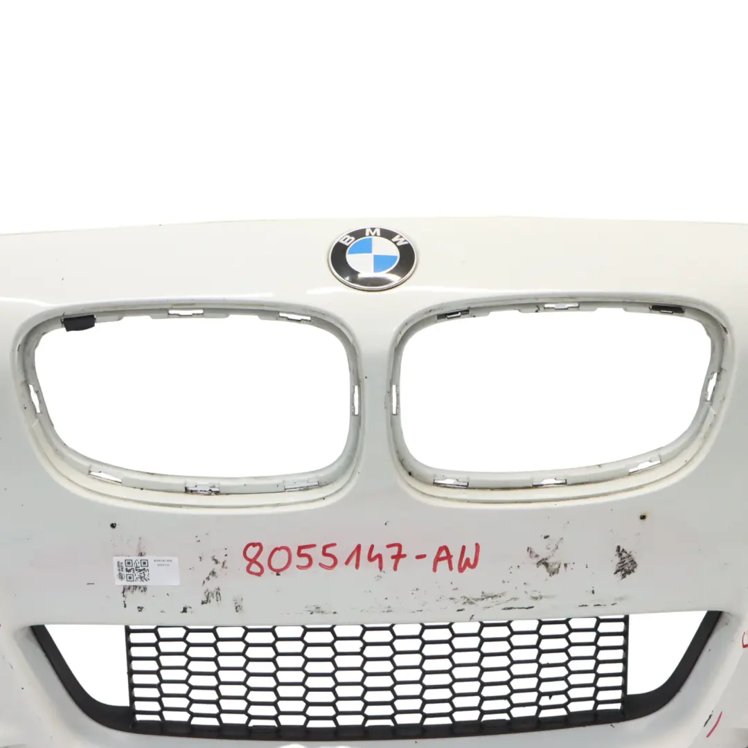 BMW F20 F21 Zderzak Przedni M-Pakiet Alpinweiss 3 Biały- 300 - SKU 8055147-AW - Numer Części 8055147