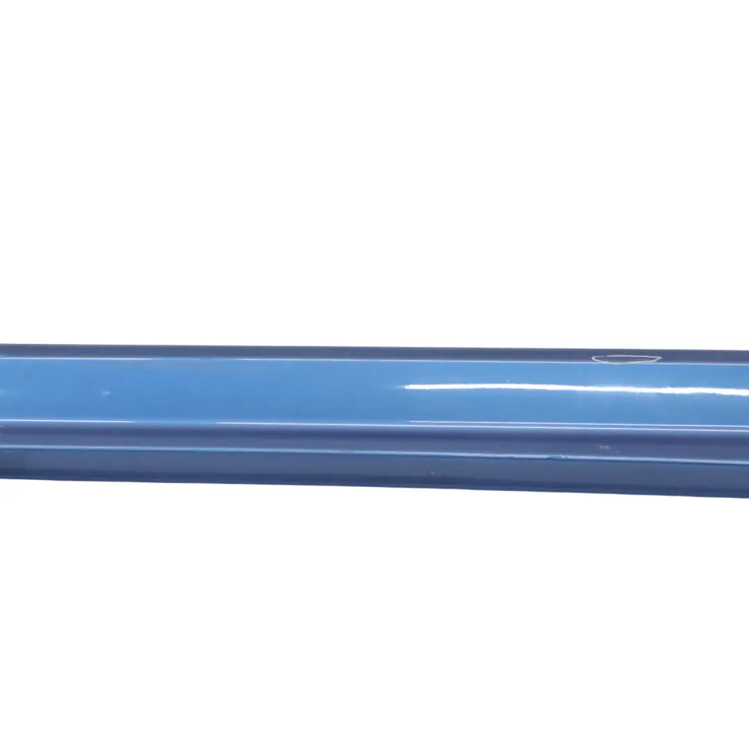 BMW F30 F31 Side Skirt M Sport Sill Strip Right O/S Estoril Blue Metallic - B45 - SKU 8056580-EB1 - Part number 8056580
