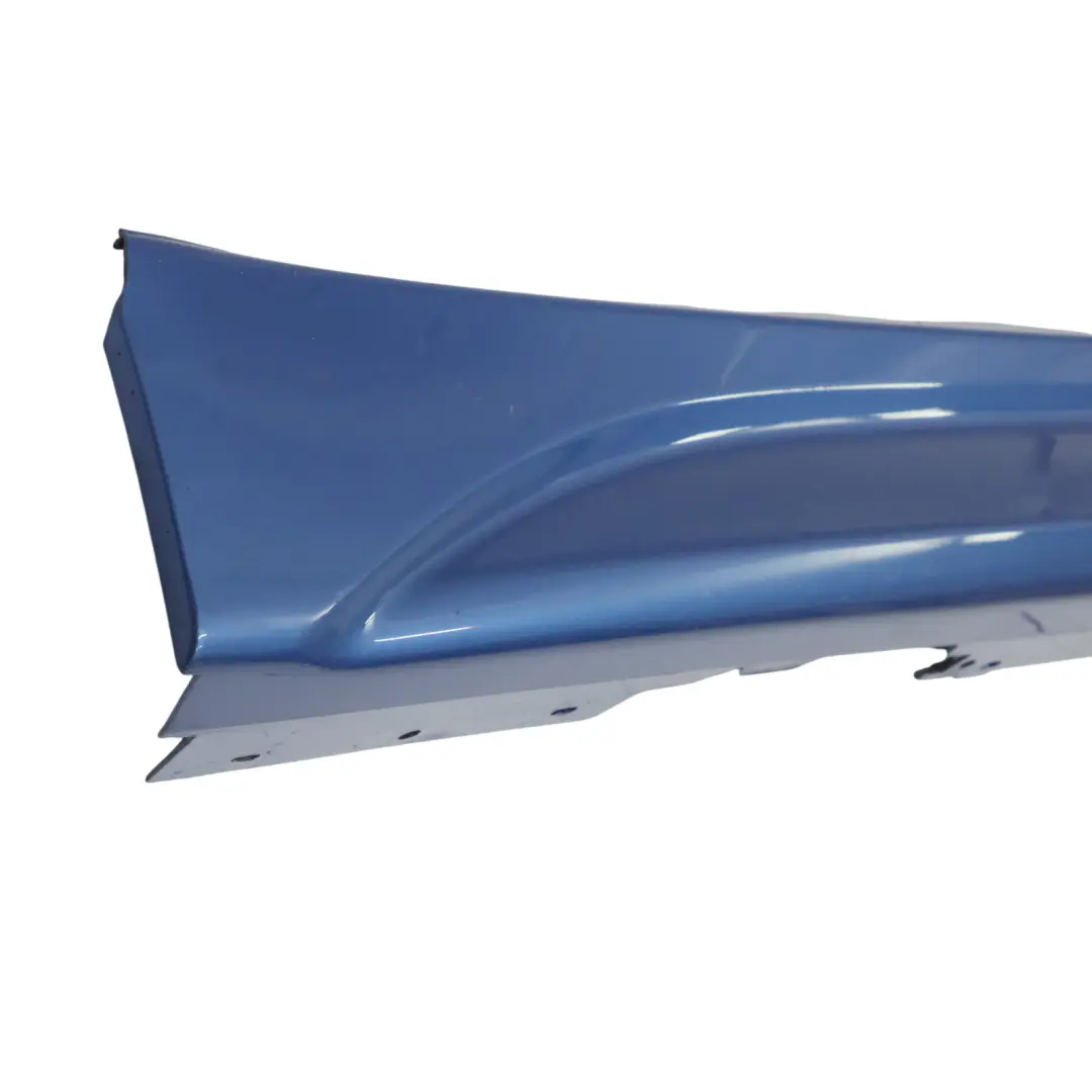 BMW F30 F31 Side Skirt M Sport Sill Strip Right O/S Estoril Blue Metallic - B45 - SKU 8056580-EB1 - Part number 8056580