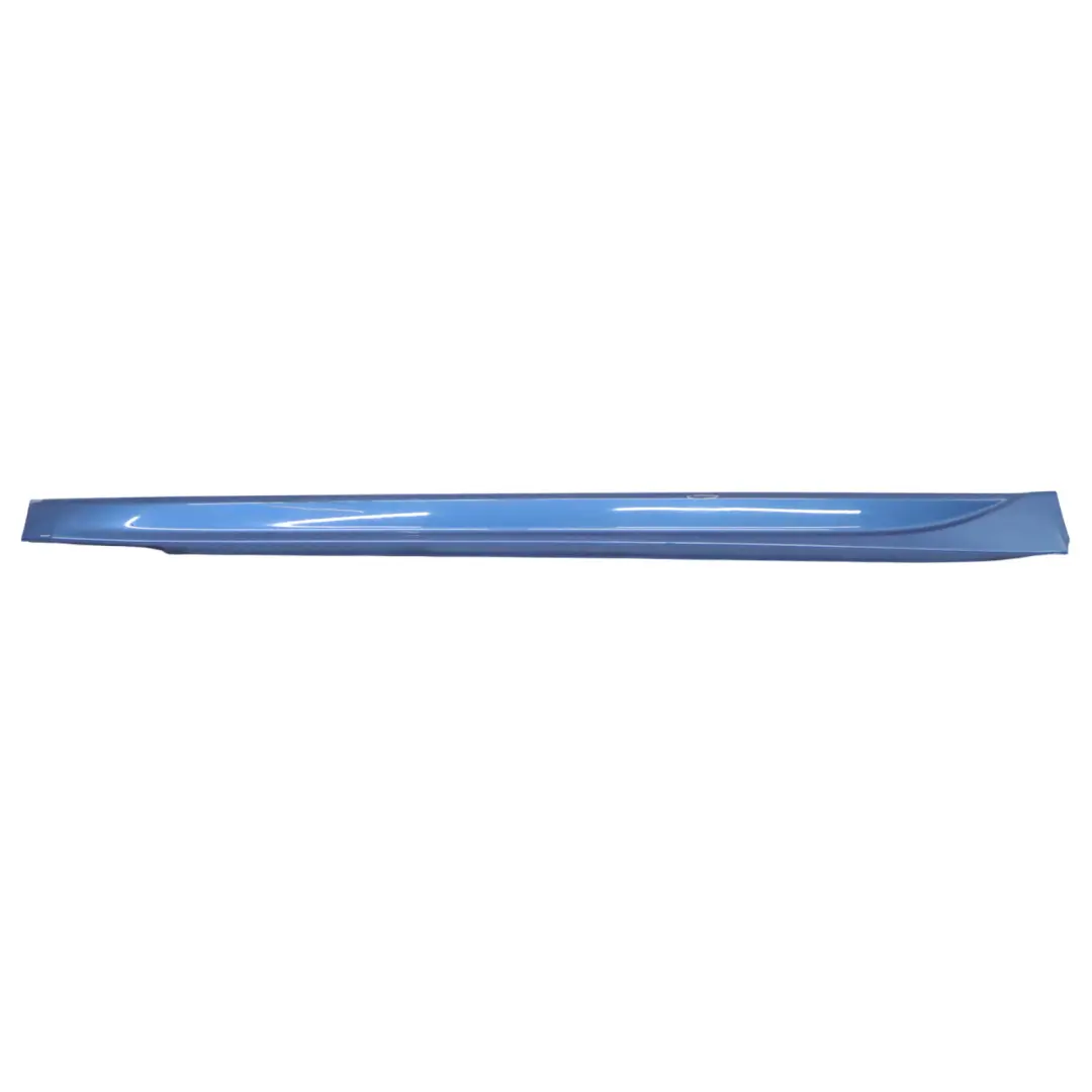 BMW F30 F31 Side Skirt M Sport Sill Strip Right O/S Estoril Blue Metallic - B45 - SKU 8056580-EB1 - Part number 8056580