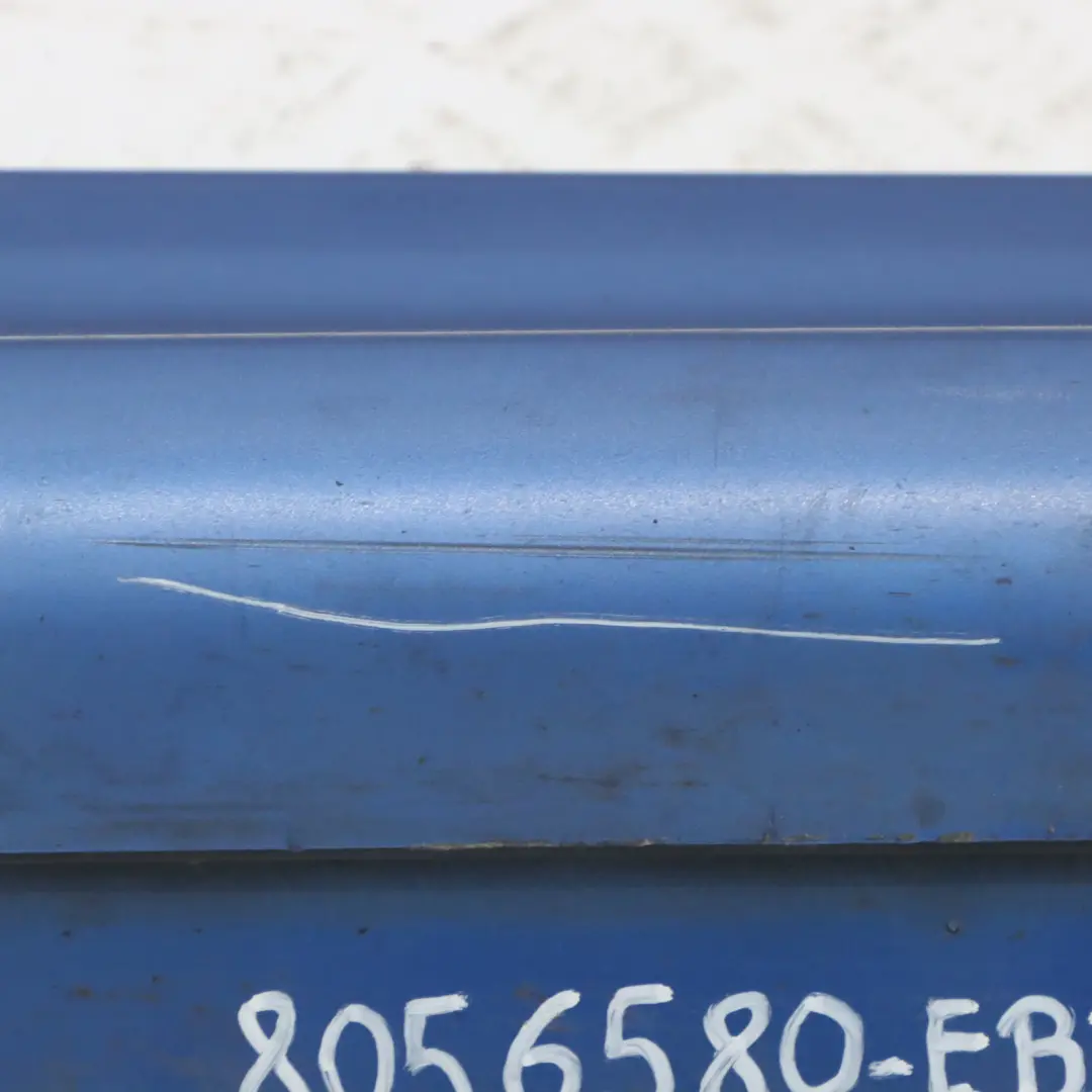 Seuil De Porte Latérale Droit Estoril Blue - B45 pour BMW F30 F31 M Sport à propos du numéro de pièce 8056580 BMW F30 F31 M Sport Seuil De Porte Latérale Droit Estoril Blue - B45 - SKU 8056580-EB2 - Numéro de pièce 8056580