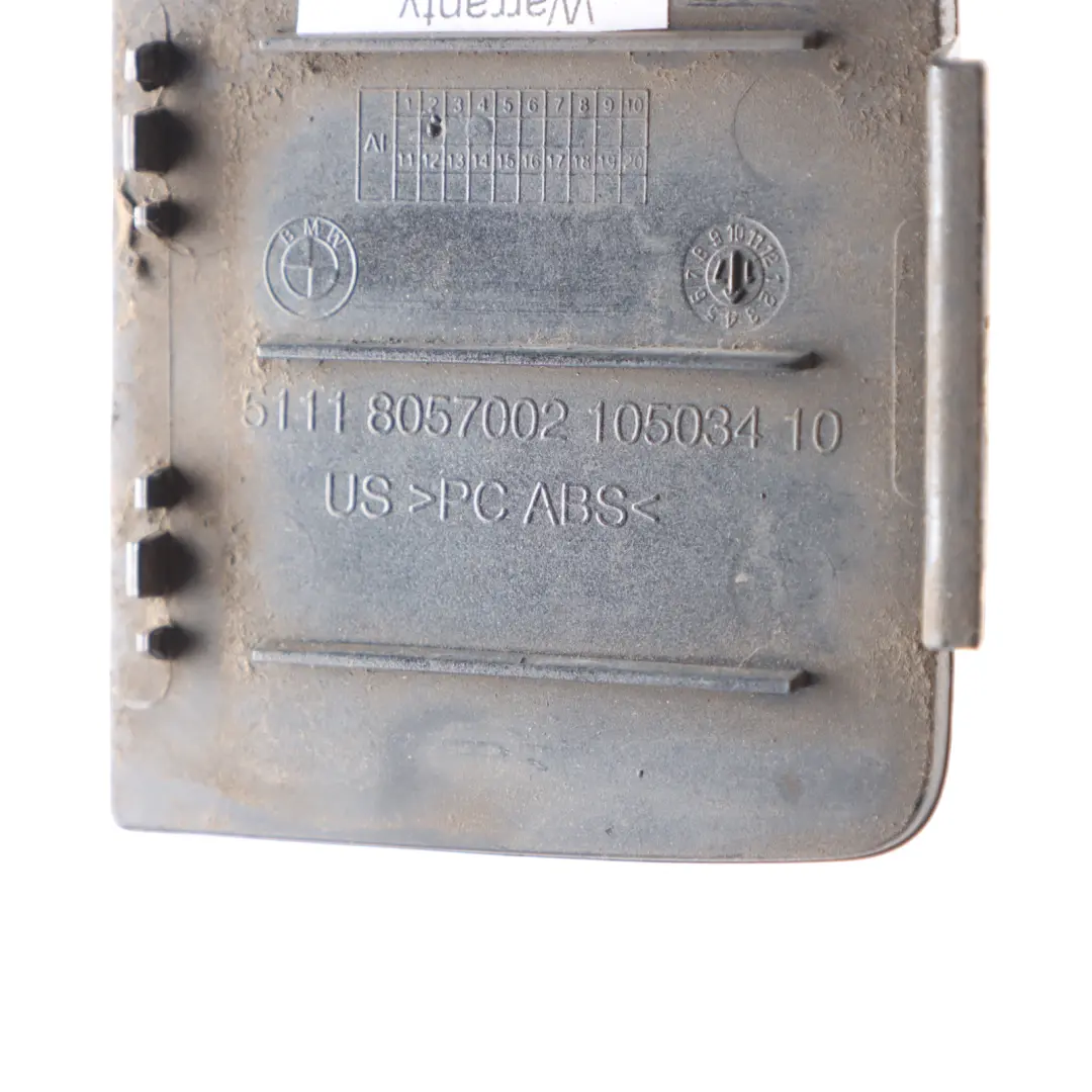 Flap Towing Eye Cover Trim Rear Bumper Black to BMW X4 F26 with Part number 8057002 BMW X4 F26 Flap Towing Eye Cover Trim Rear Bumper Black - SKU 8057002 - Part number 8057002