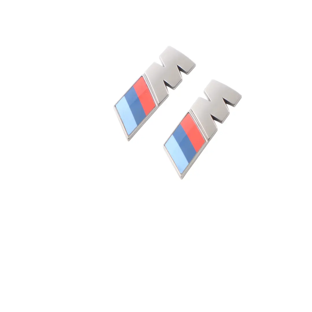  Fender Emblem BMW F20 F21 F30 G20 M Sport Front Wing Panel Badge Logo Set - SKU 8058881-8058882-1 - Part number 8058881-8058882