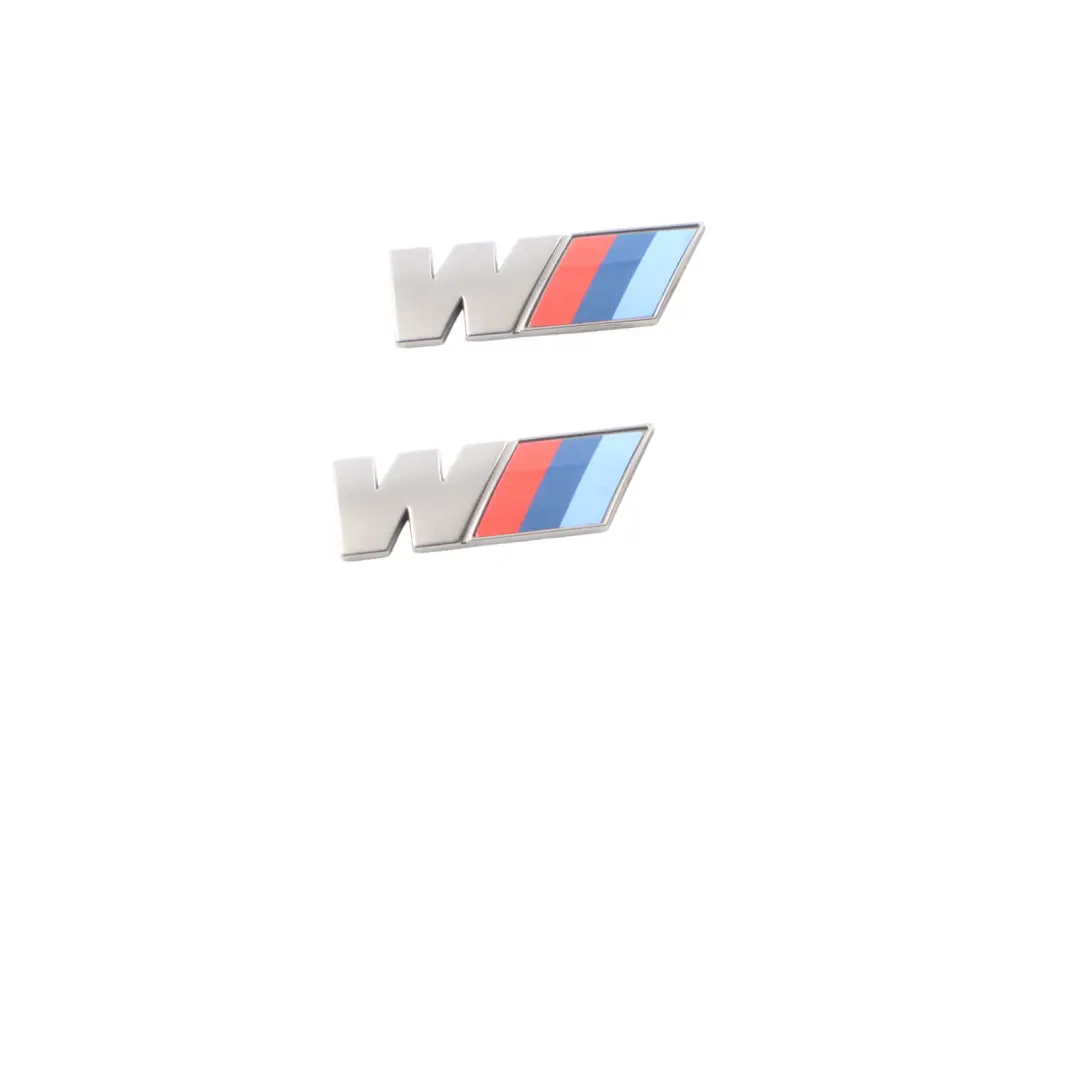  Fender Emblem BMW F20 F21 F30 G20 M Sport Front Wing Panel Badge Logo Set - SKU 8058881-8058882-1 - Part number 8058881-8058882