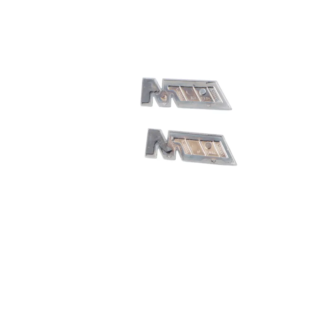 Fender Emblem BMW F20 F21 F30 G20 M Sport Front Wing Panel Badge Logo Set - SKU 8058881-8058882-1 - Part number 8058881-8058882