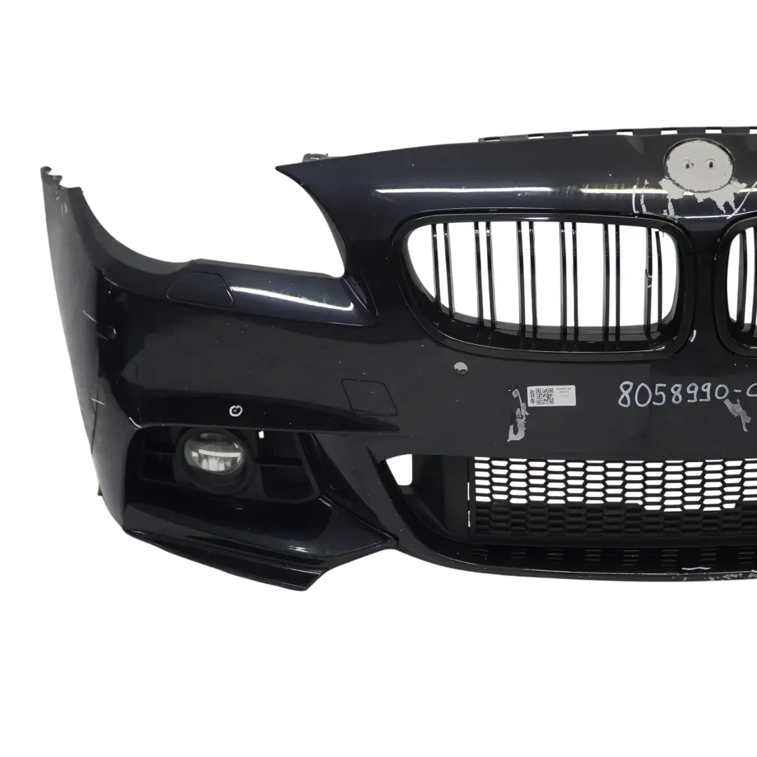 BMW F10 F11 LCI M Sport Complete Front Bumper Trim Panel Carbon Black - 416 - SKU 8058990-CAR - Part number 8058990