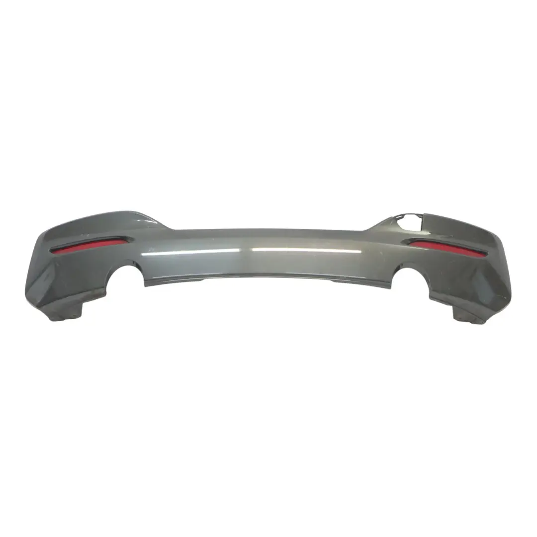 Bumper M Sport Bottom Trim Panel Diffuser Insert to BMW F20 LCI Rear with Part number 8060302 BMW F20 LCI Rear Bumper M Sport Bottom Trim Panel Diffuser Insert - SKU 8060302-1 - Part number 8060302