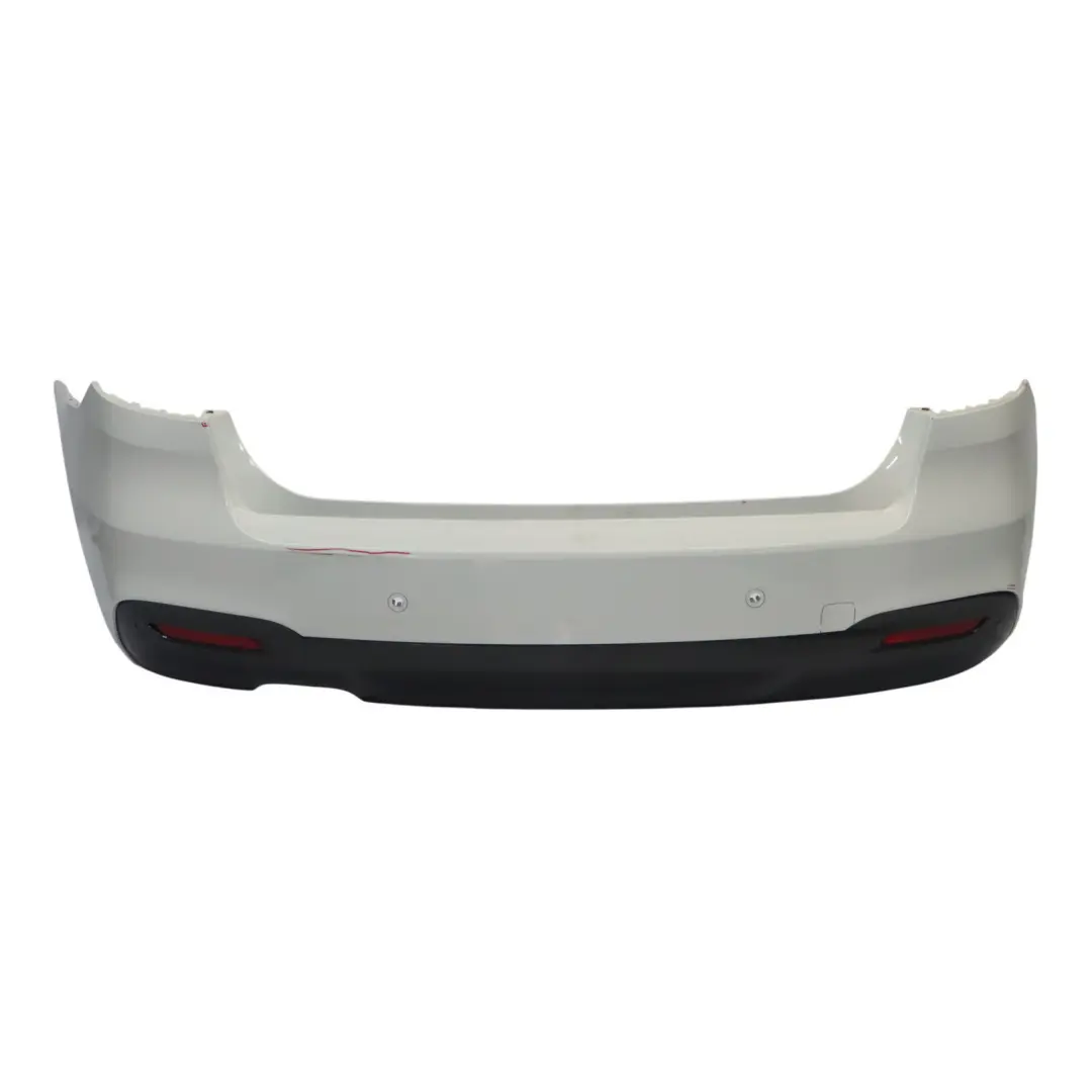 BMW F34 Rear Bumper Trim Panel M Sport PDC Alpinweiss Alpine White 3 - 300 - SKU 8061550-AW - Part number 8061550
